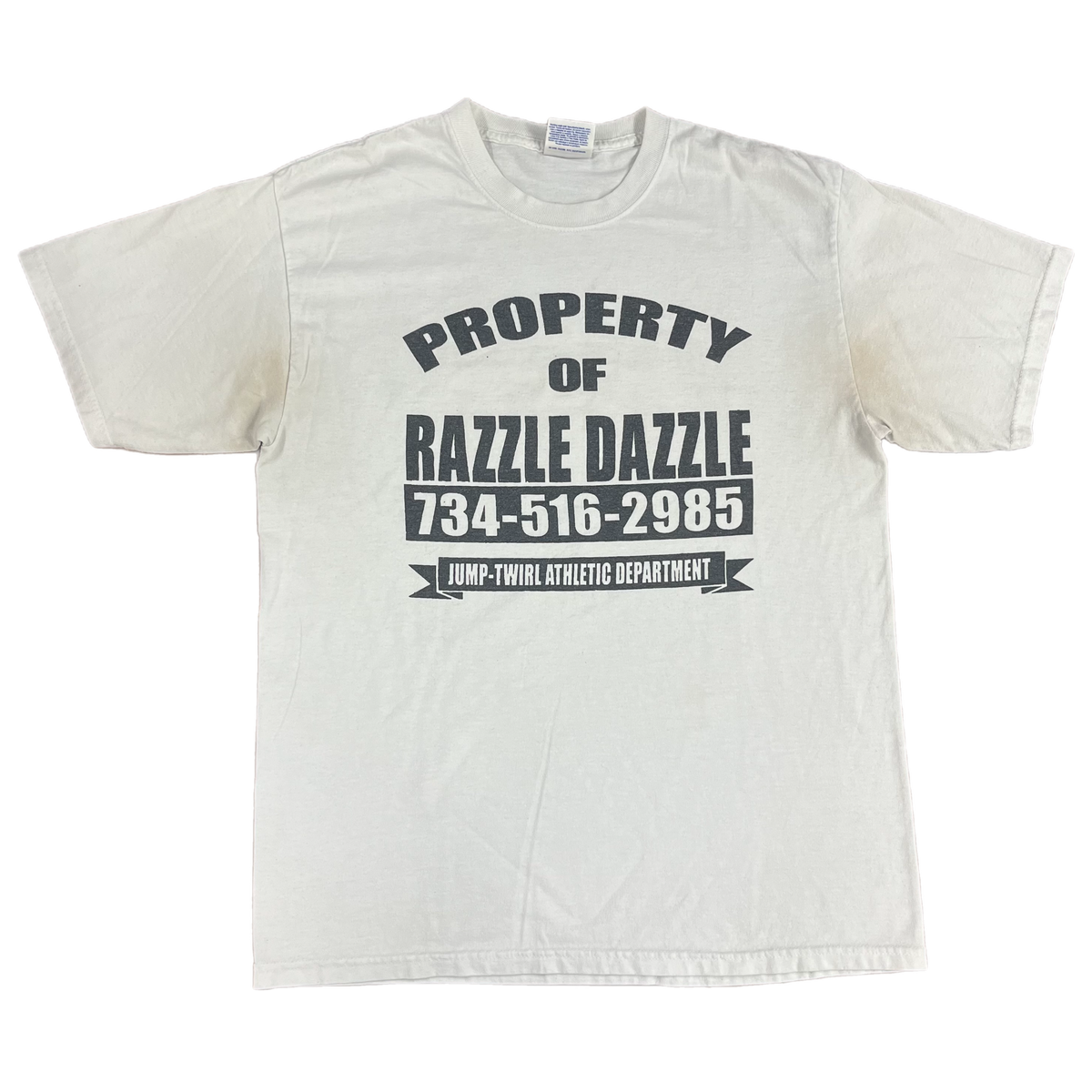 Vintage RZL DZL &quot;734-516-2985&quot; T-Shirt