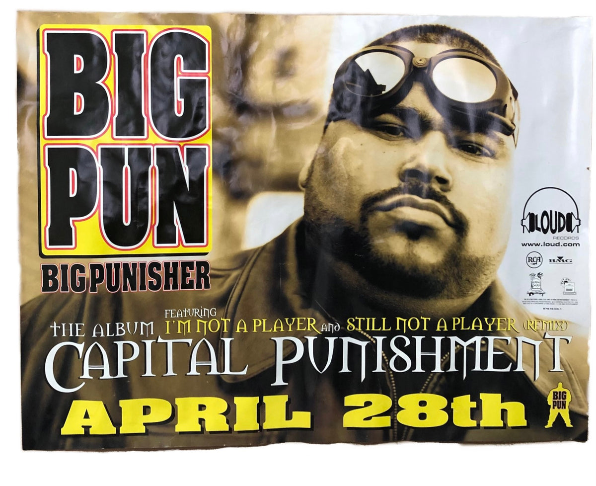 Vintage Big Pun &quot;Capital Punishment&quot; Promotional Poster