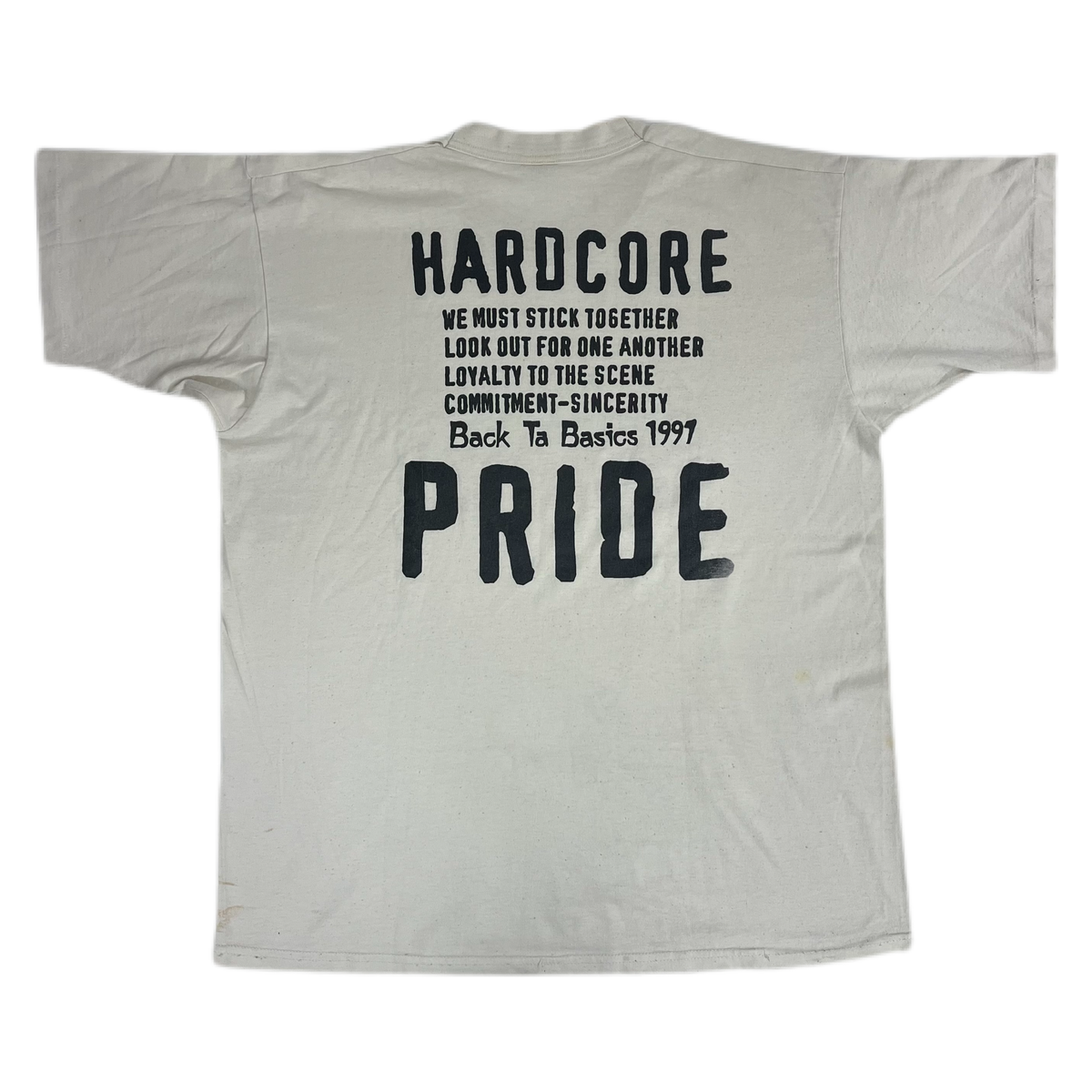 Vintage Comin Correct &quot;Knowledge Is Power&quot; Hardcore Pride T-Shirt