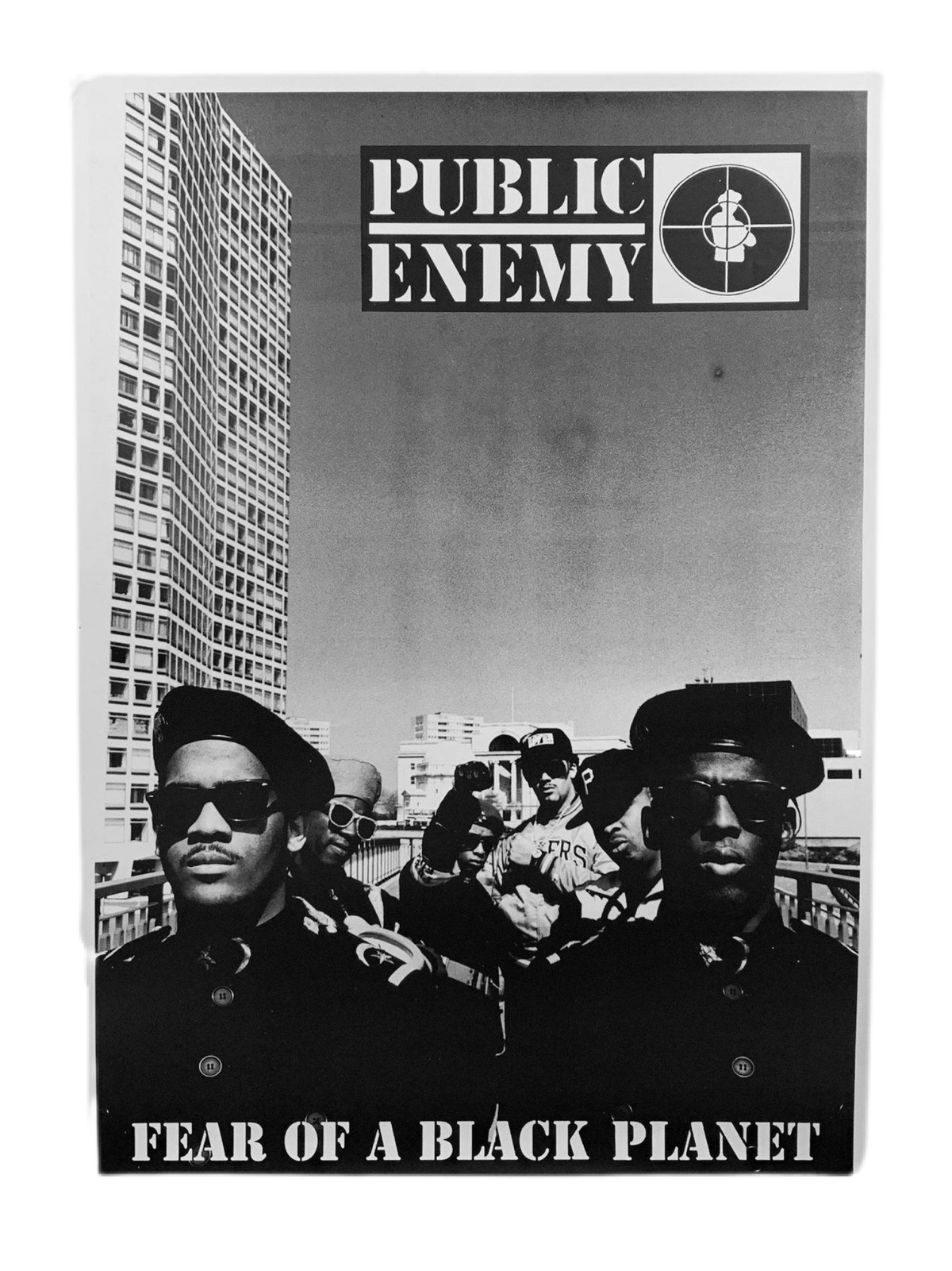 Vintage Public Enemy &quot;Fear Of A Black Planet&quot; Poster