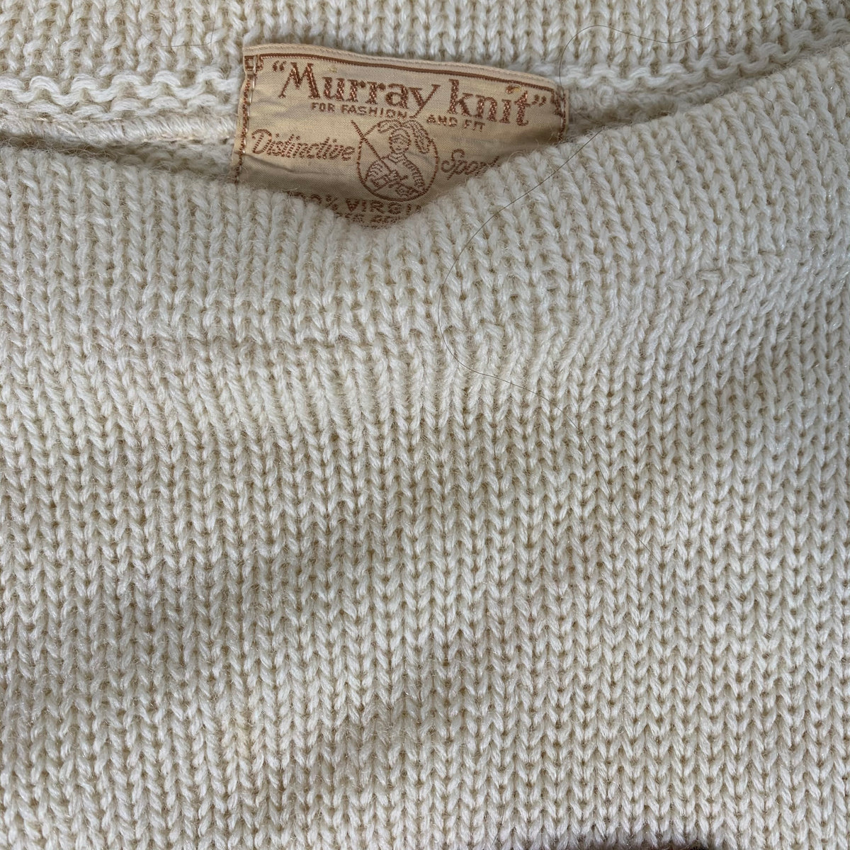 Vintage Boston University &quot;Murray&quot; Wool Knit