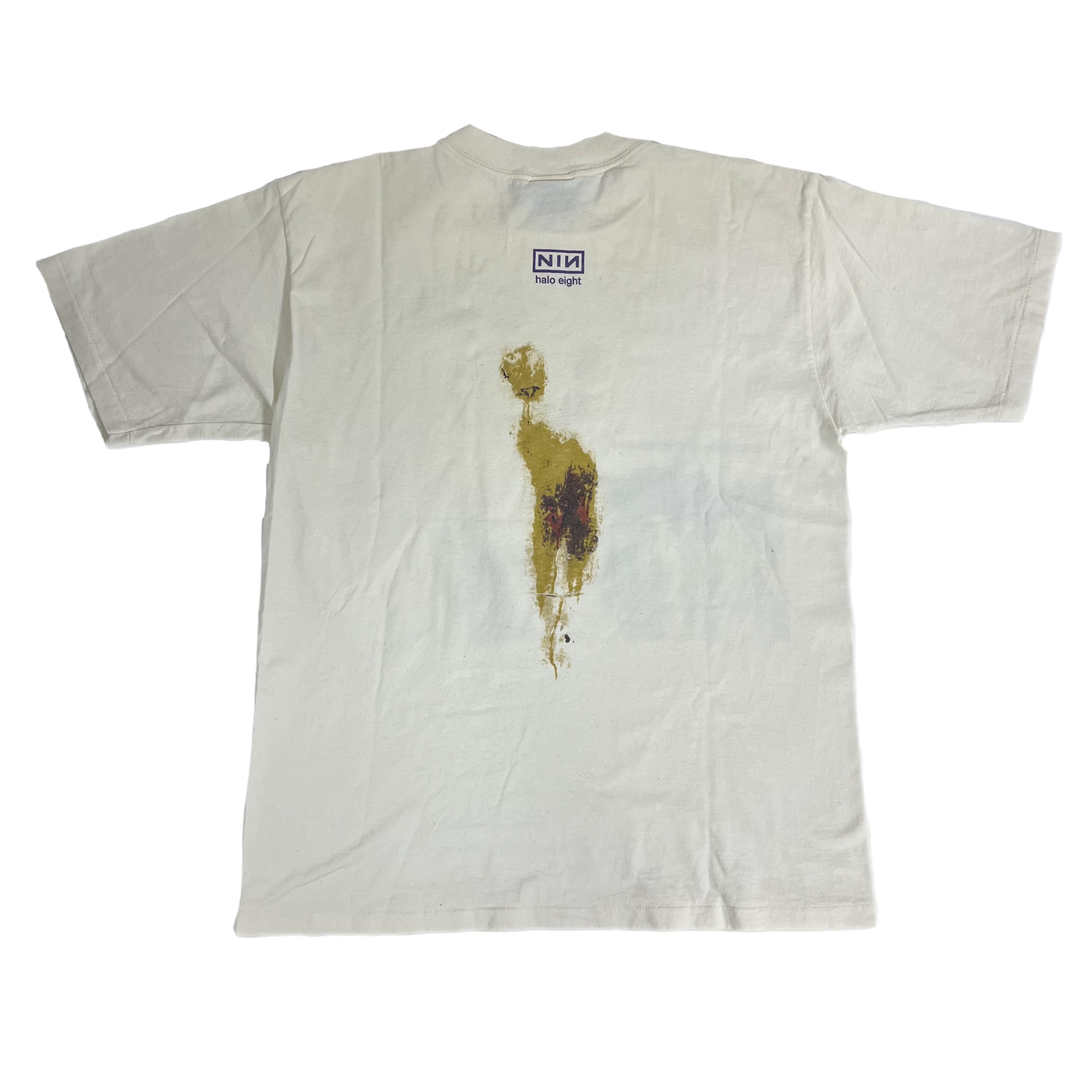 White nine inch nails shirt sales