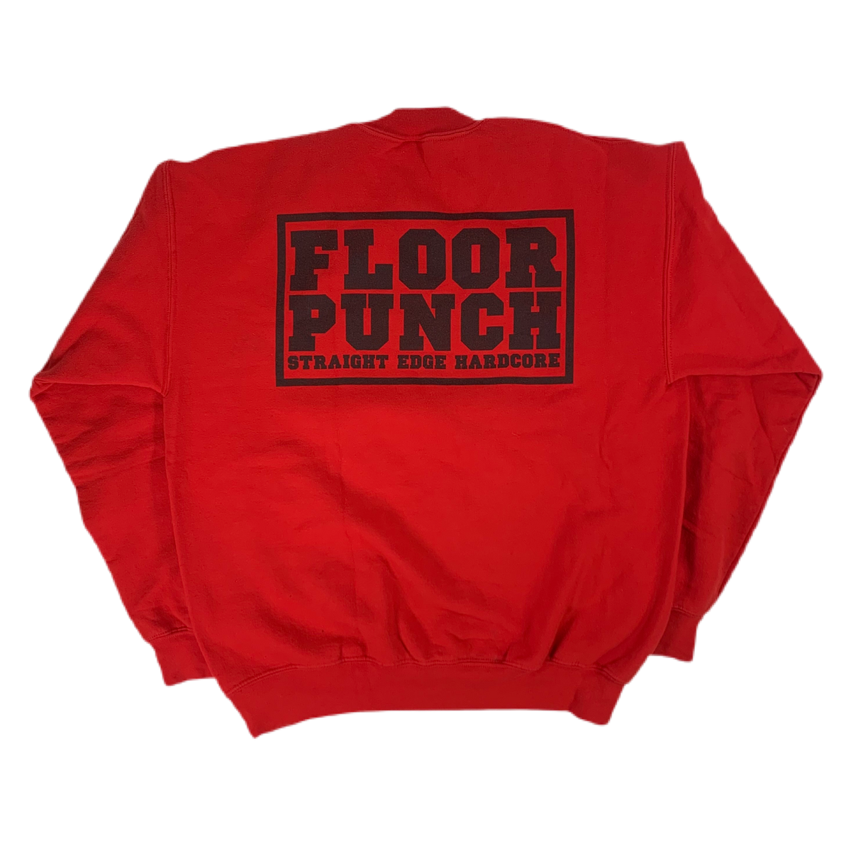 Vintage Floorpunch &quot;Straight Edge Hardcore&quot; Crewneck Sweatshirt