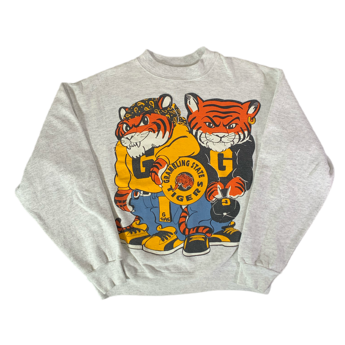 Vintage Grambling State Tigers &quot;G Thang&quot; Crewneck Sweatshirt