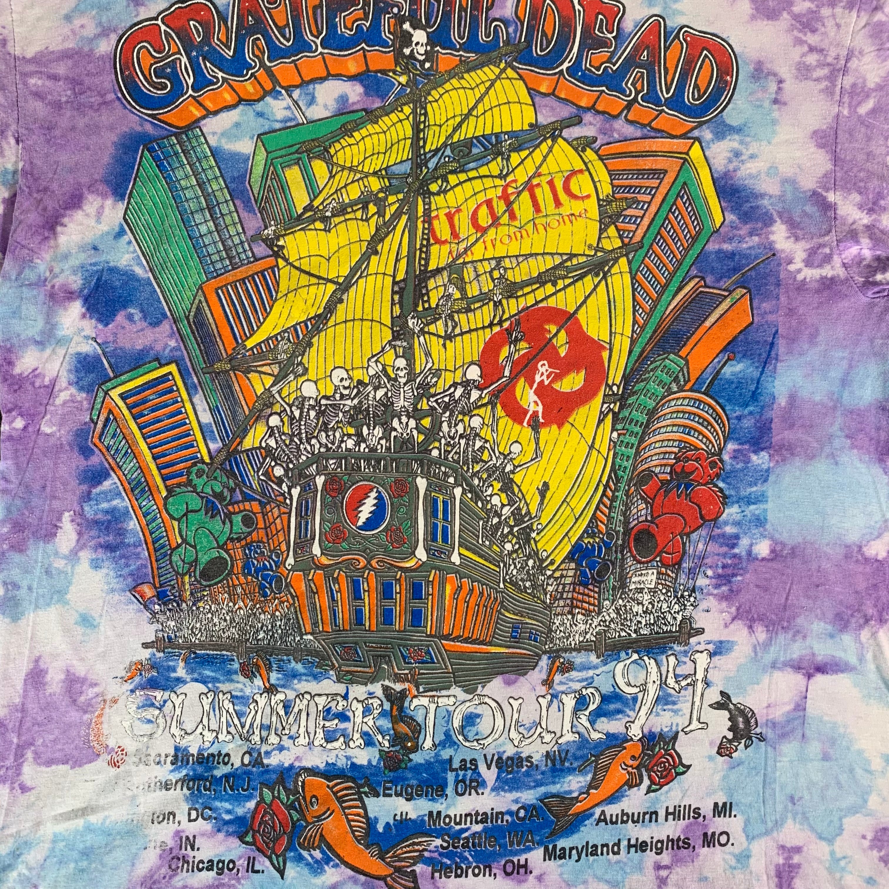 Rare 1980s Grateful Dead Parking Lot T Shirt