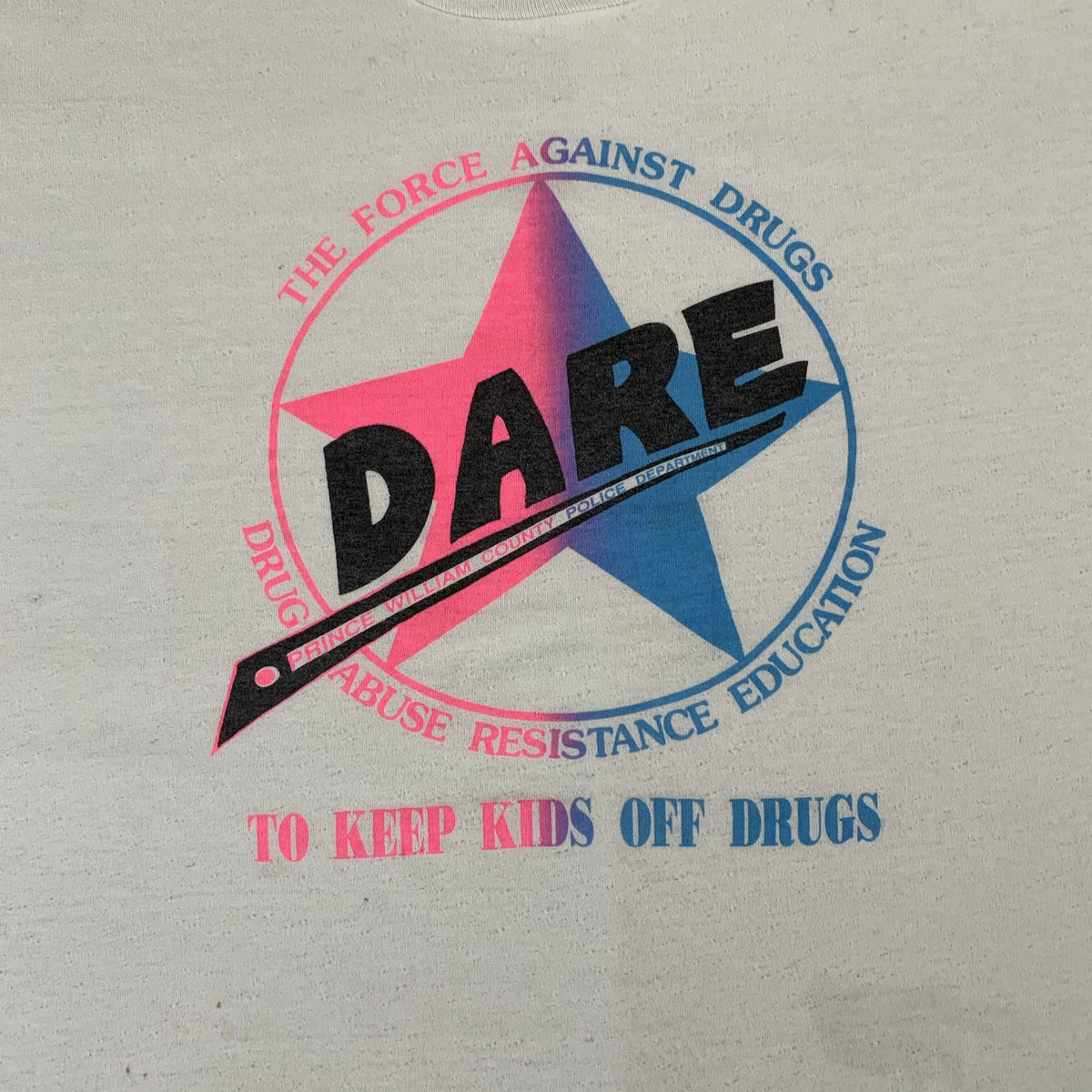 Vintage Dare “The Force Against Drugs” T-Shirt - jointcustodydc