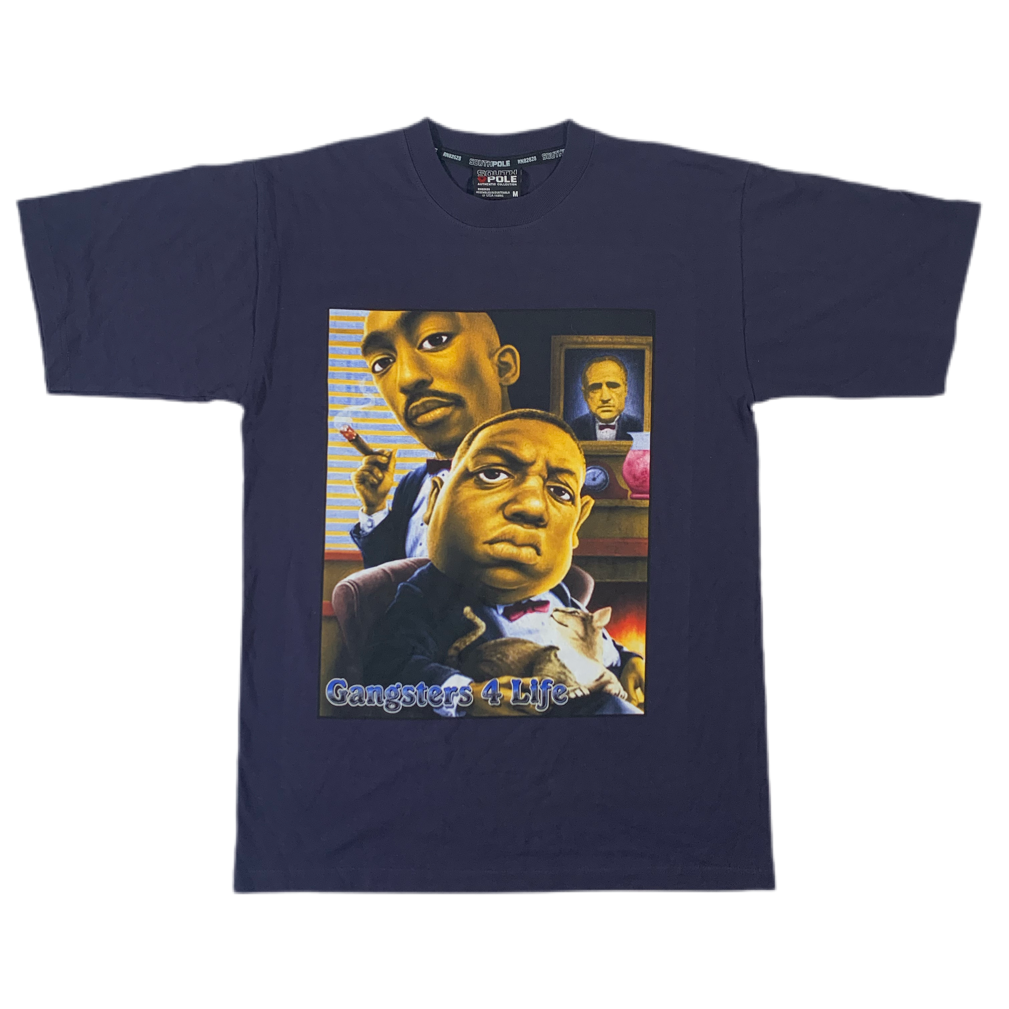 Vintage 2Pac & Notorious B.I.G Gangsters 4 Life T-Shirt