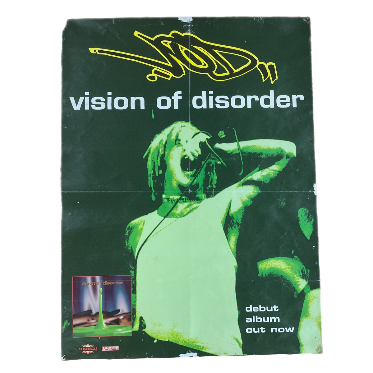 Vision Of Disorder &quot;Self-Titled&quot; Supersoul Road Runner Records Promotional Poster