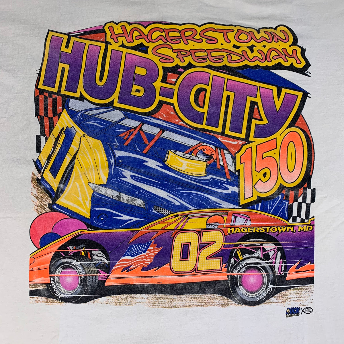 Vintage Hub-City 150 &quot;Hagerstown Speedway&quot; T-Shirt