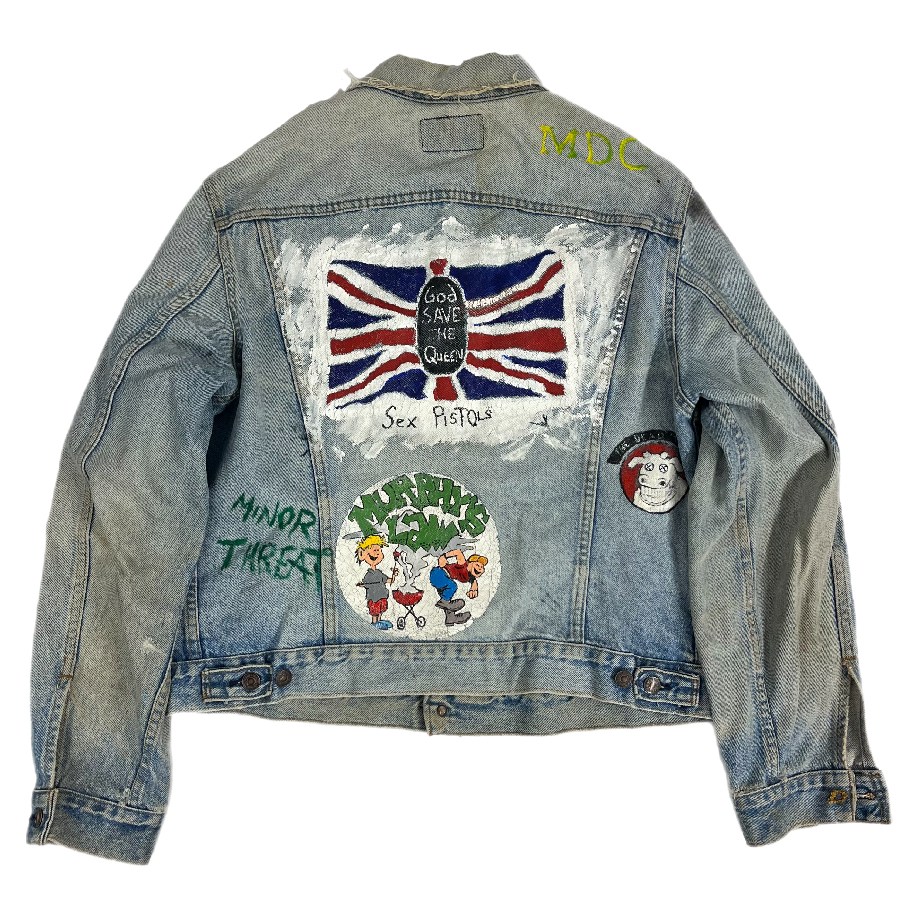 Vintage Levi's Made In U.S.A. Hand Painted 
