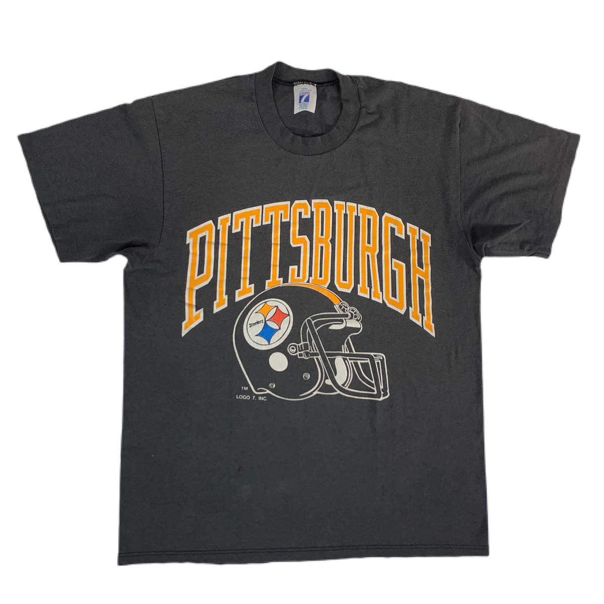 Vintage Pittsburgh Steelers &quot;Logo 7&quot; T-Shirt