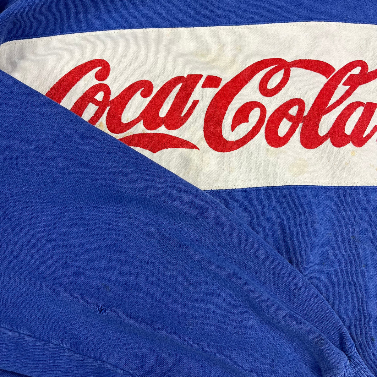 Vintage Coca-Cola &quot;Script&quot; Puffy Ink Crewneck Sweatshirt