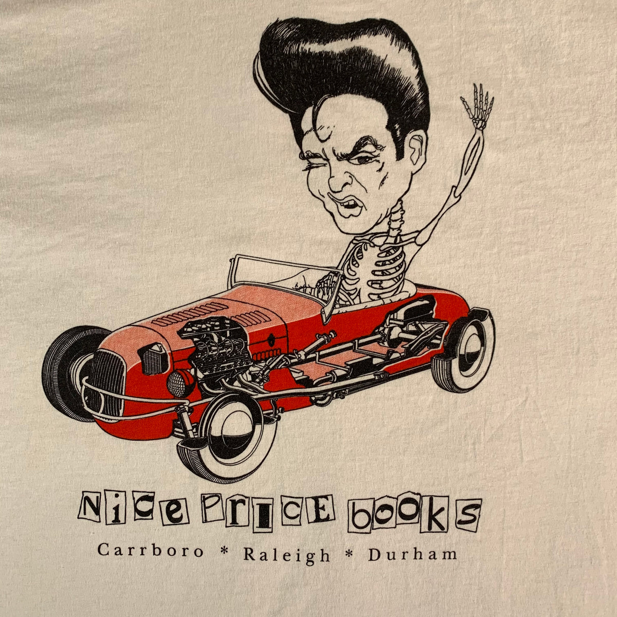 Vintage Nice Price Books &quot;North Carolina&quot; Elvis T-Shirt