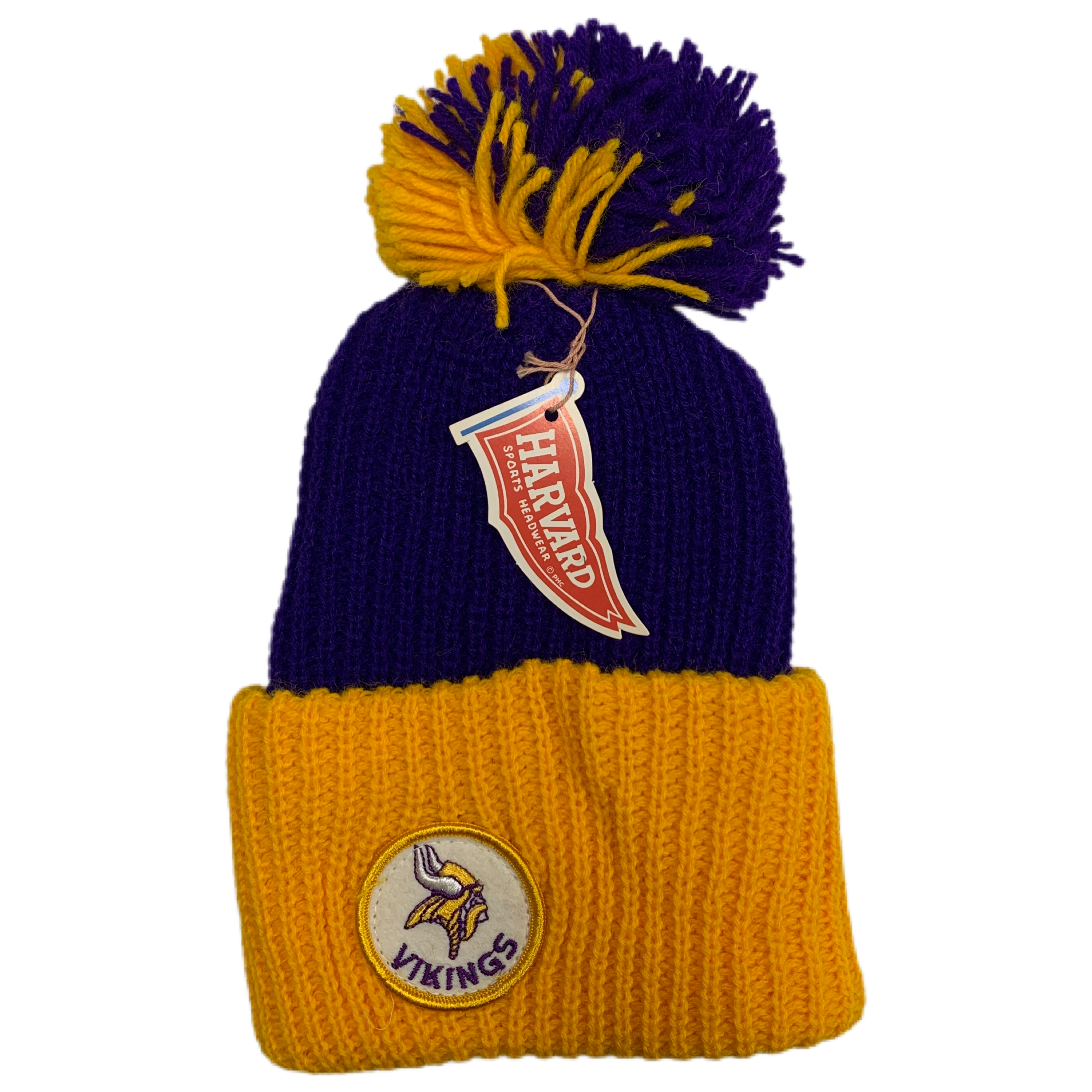 Vintage Minnesota Vikings 'NFL' Pom Knit Beanie