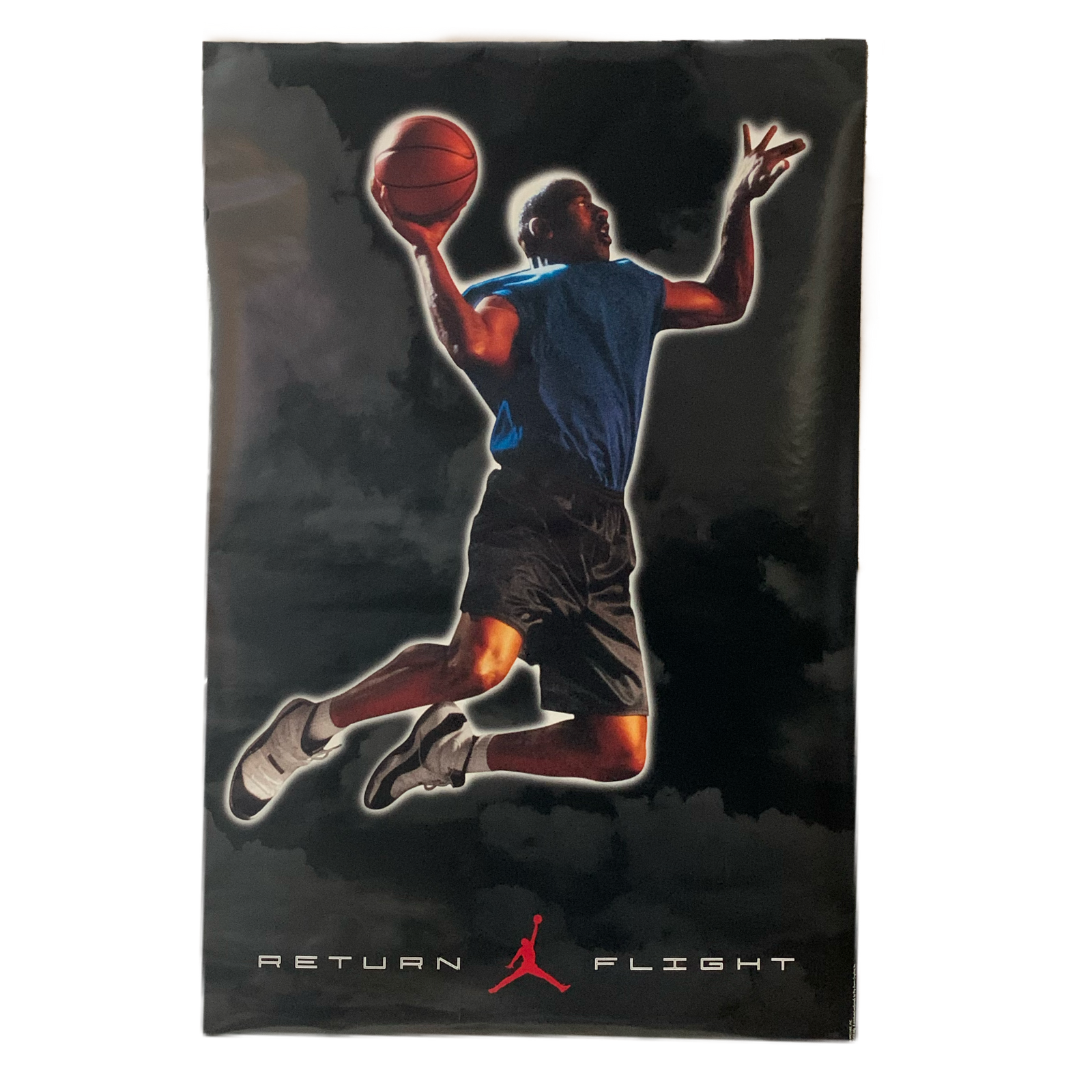 vintage orignal Michael Jordan AIr Jordan return flight poster 1995 jordan 11