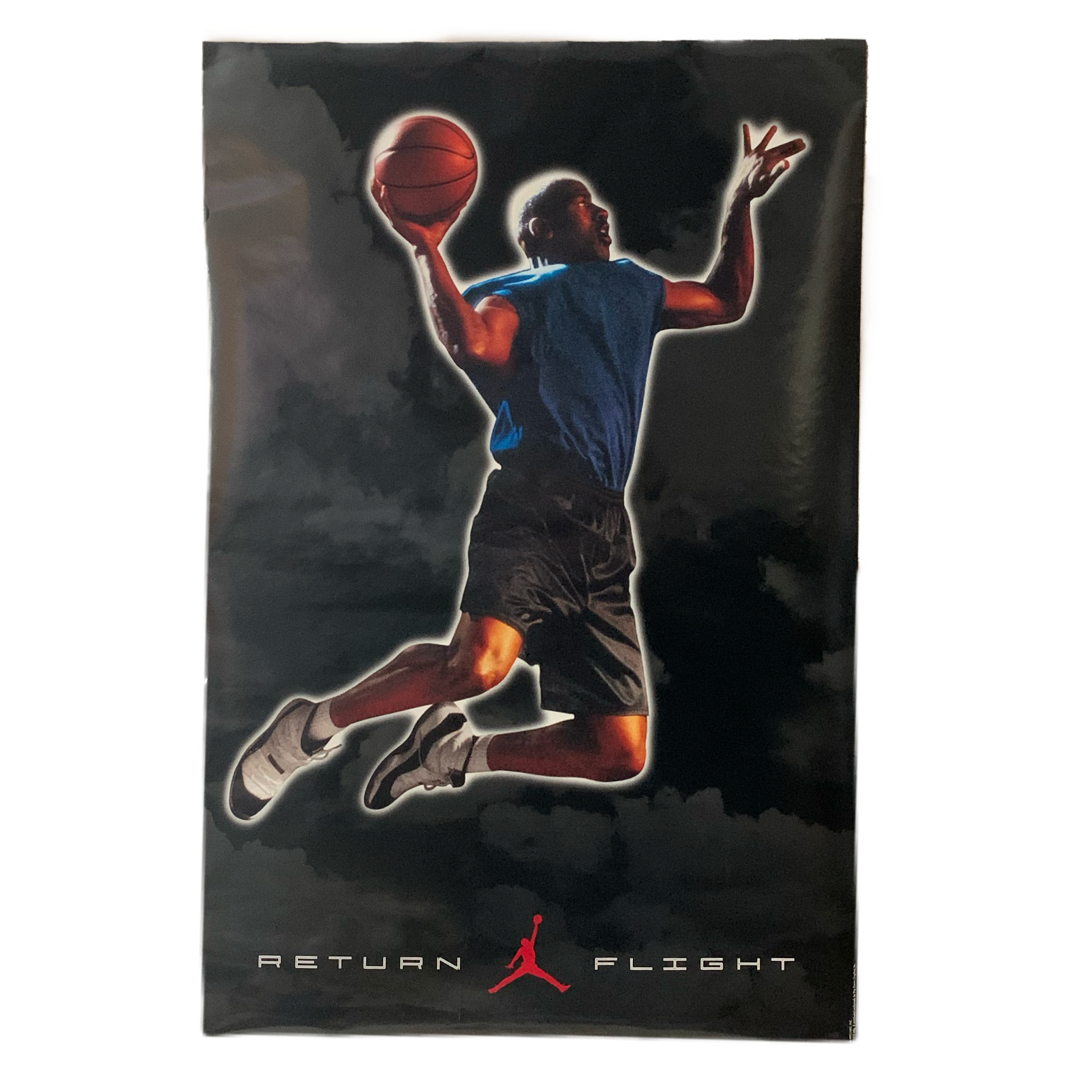 vintage orignal Michael Jordan AIr Jordan return flight poster 1995 jordan 11