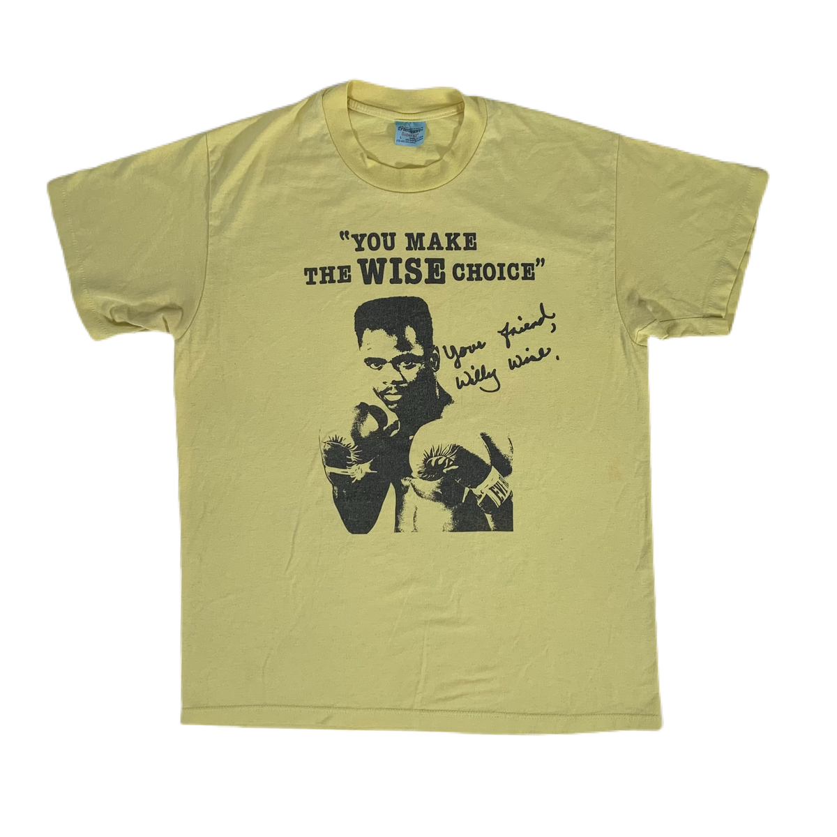 Vintage Willy Wise &quot;You Make The WISE Choice&quot; T-Shirt