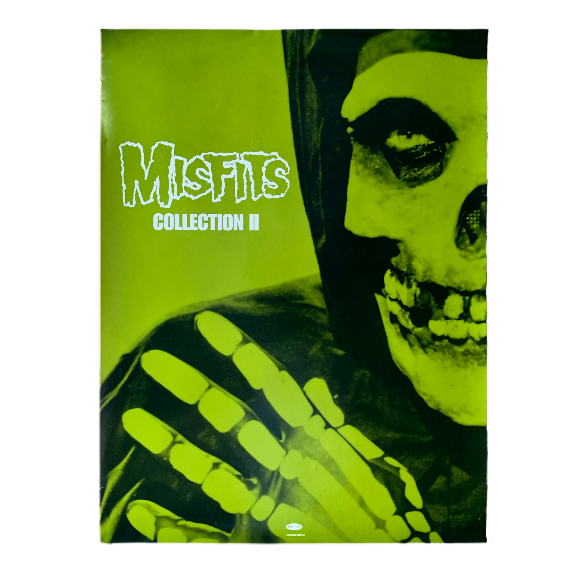 Vintage original Misfits collection II caroline records promo poster