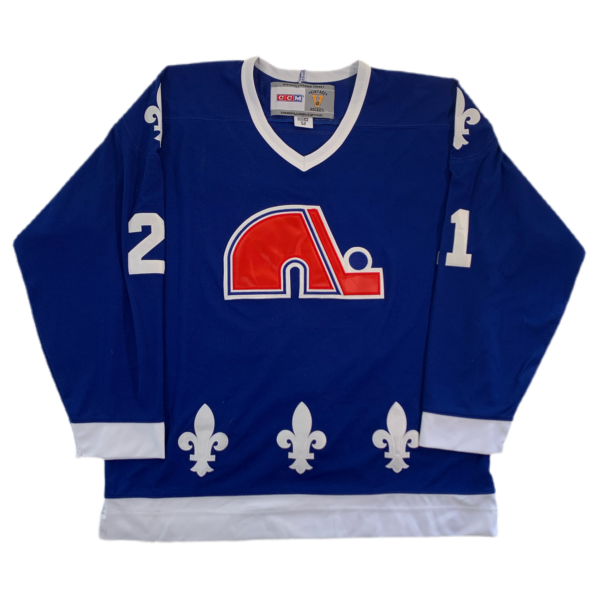 White Quebec Hockey Jersey