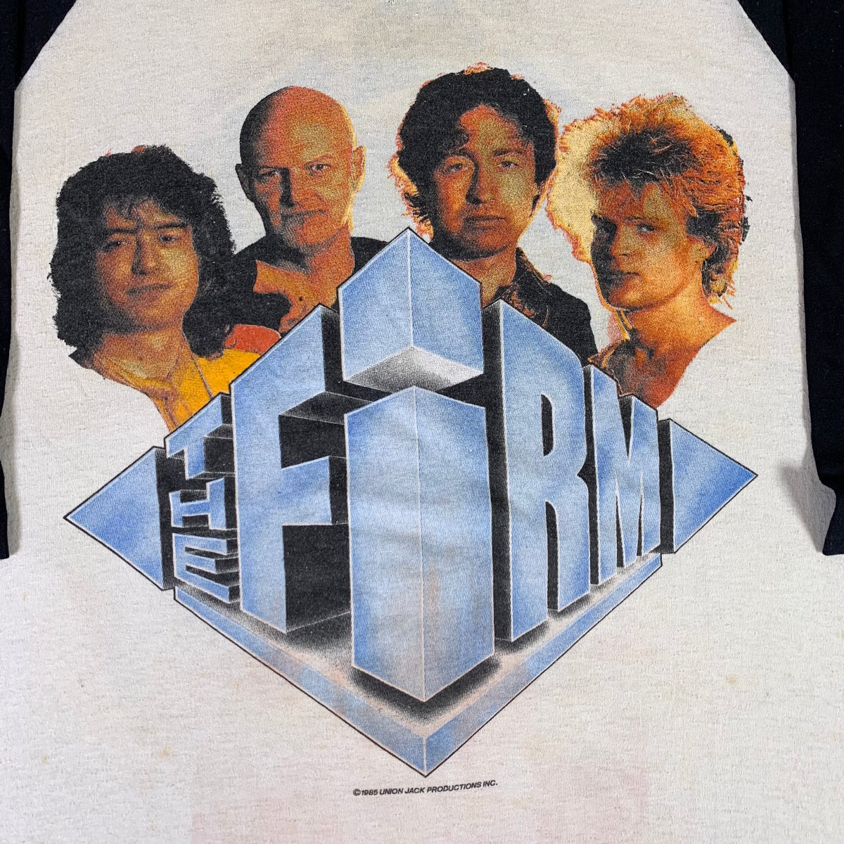 Vintage The Firm &quot;Jimmy Page Paul Rodgers&quot; Raglan Shirt