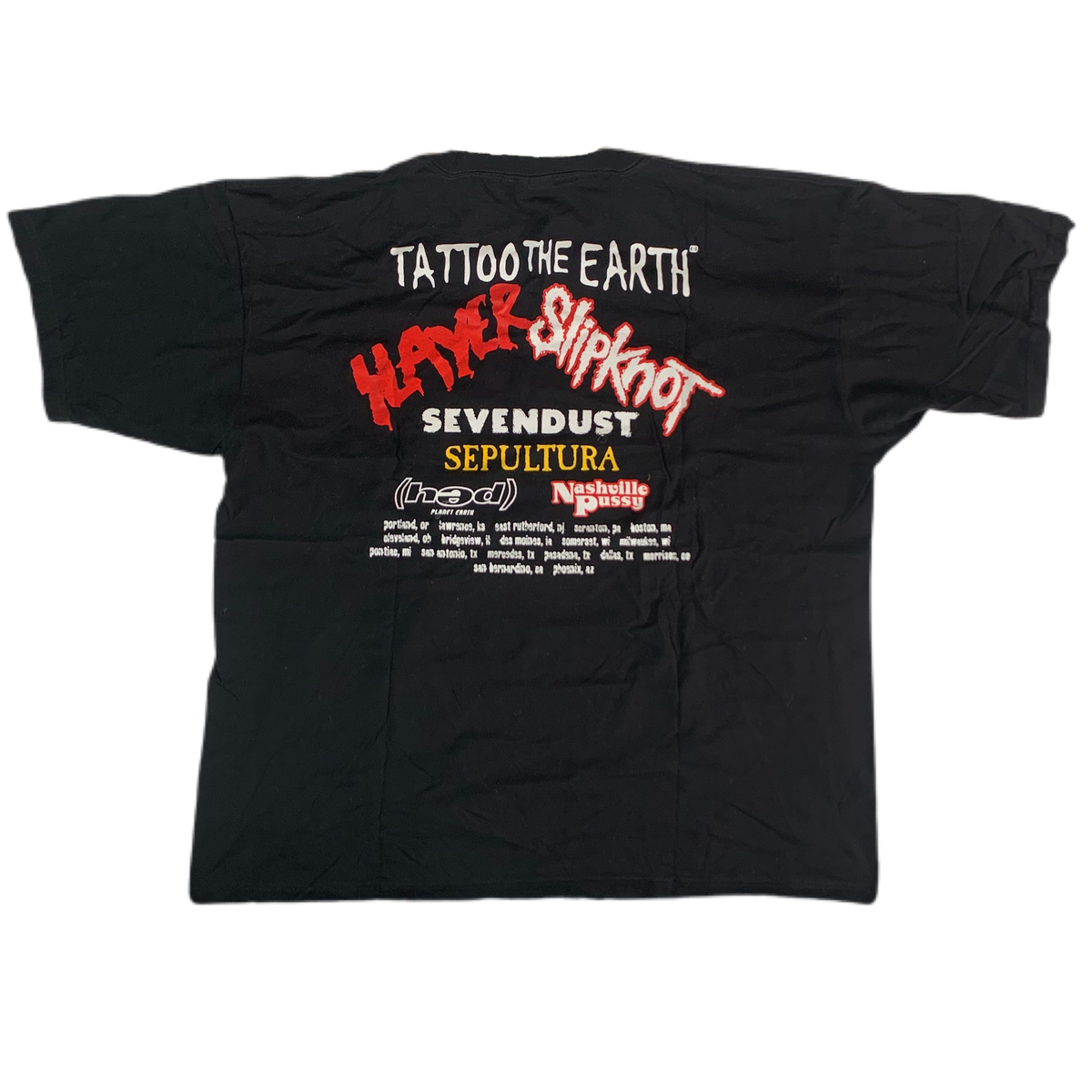 Vintage Tattoo The Earth &quot;2000&quot; T-Shirt