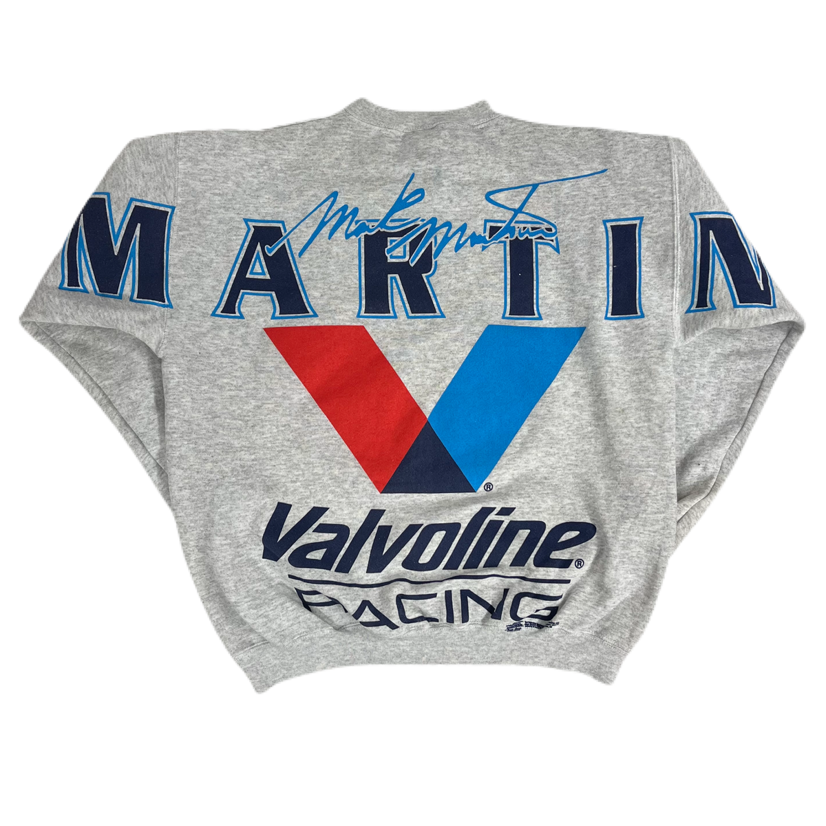 Vintage Nascar Mark Martin &quot;Valvoline Racing&quot; Crewneck Sweatshirt