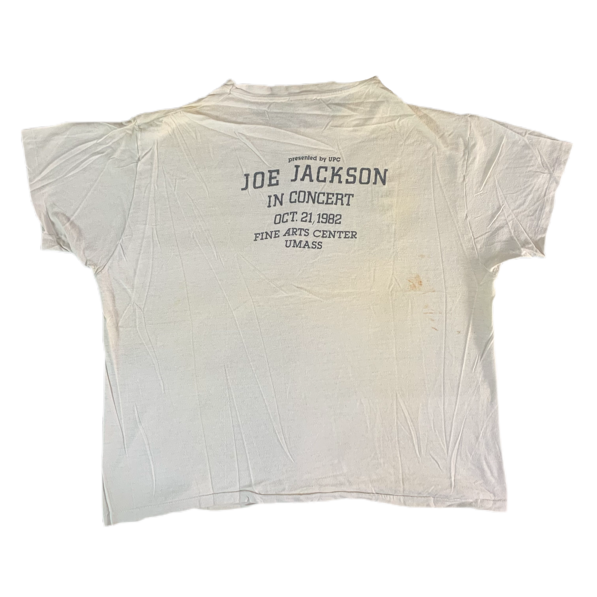 Vintage Joe Jackson &quot;Night And Day&quot; Stage Crew T-Shirt