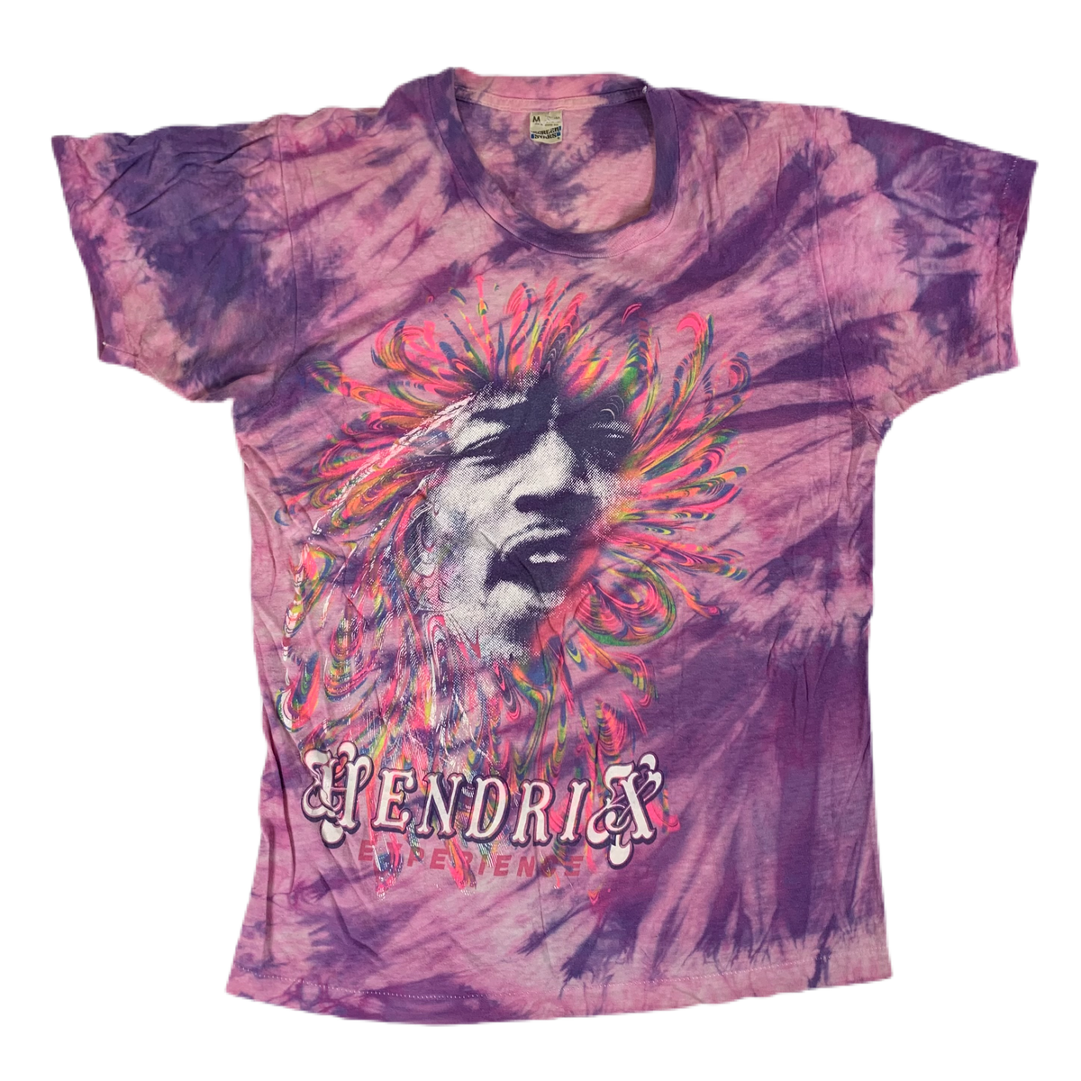 Vintage Jimi Hendrix &quot;Hendrix Experience&quot; Tie-Dye T-Shirt