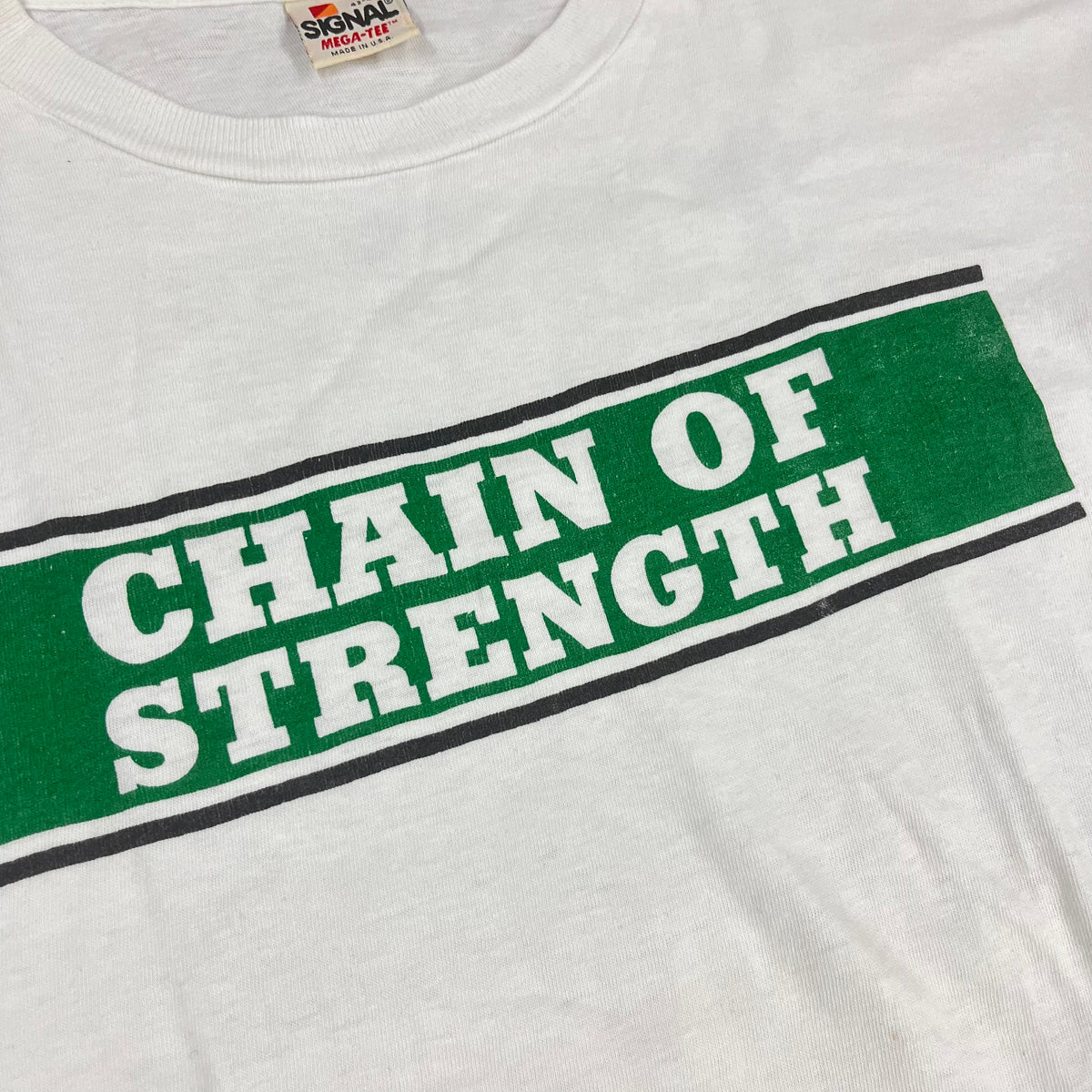 Vintage Chain Of Strength &quot;True Till Death&quot; T-Shirt