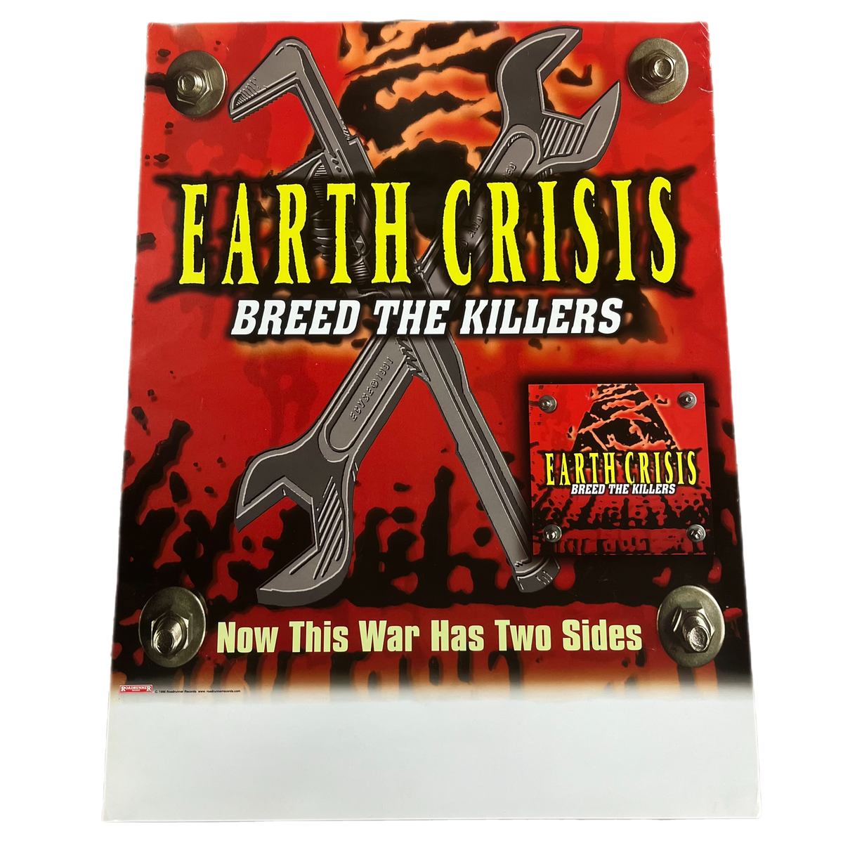 Vintage Earth Crisis &quot;Breed The Killers&quot; Roadrunner Records Promotional Poster