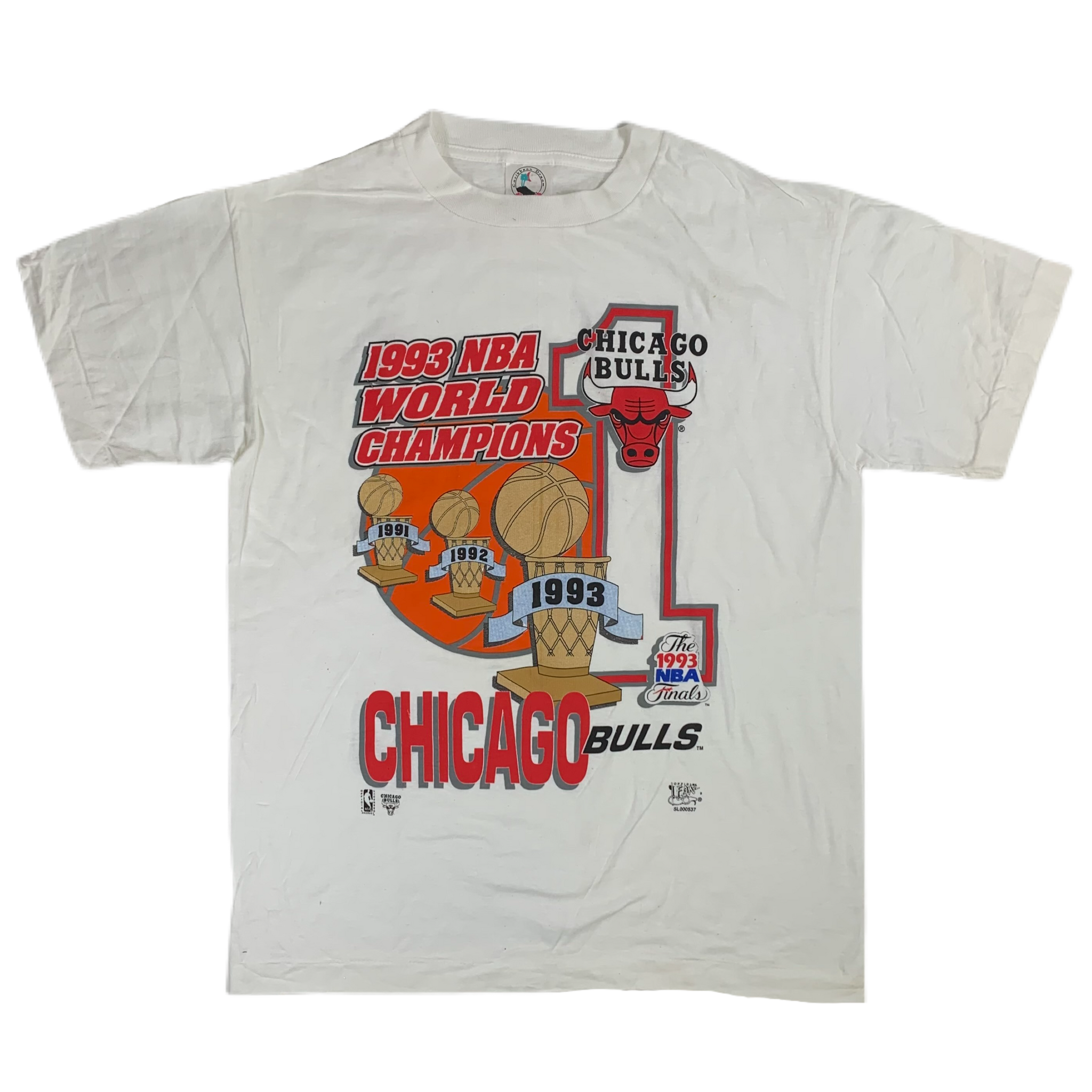 Vintage 1991 NBA Champions Chicago Bulls T shirt