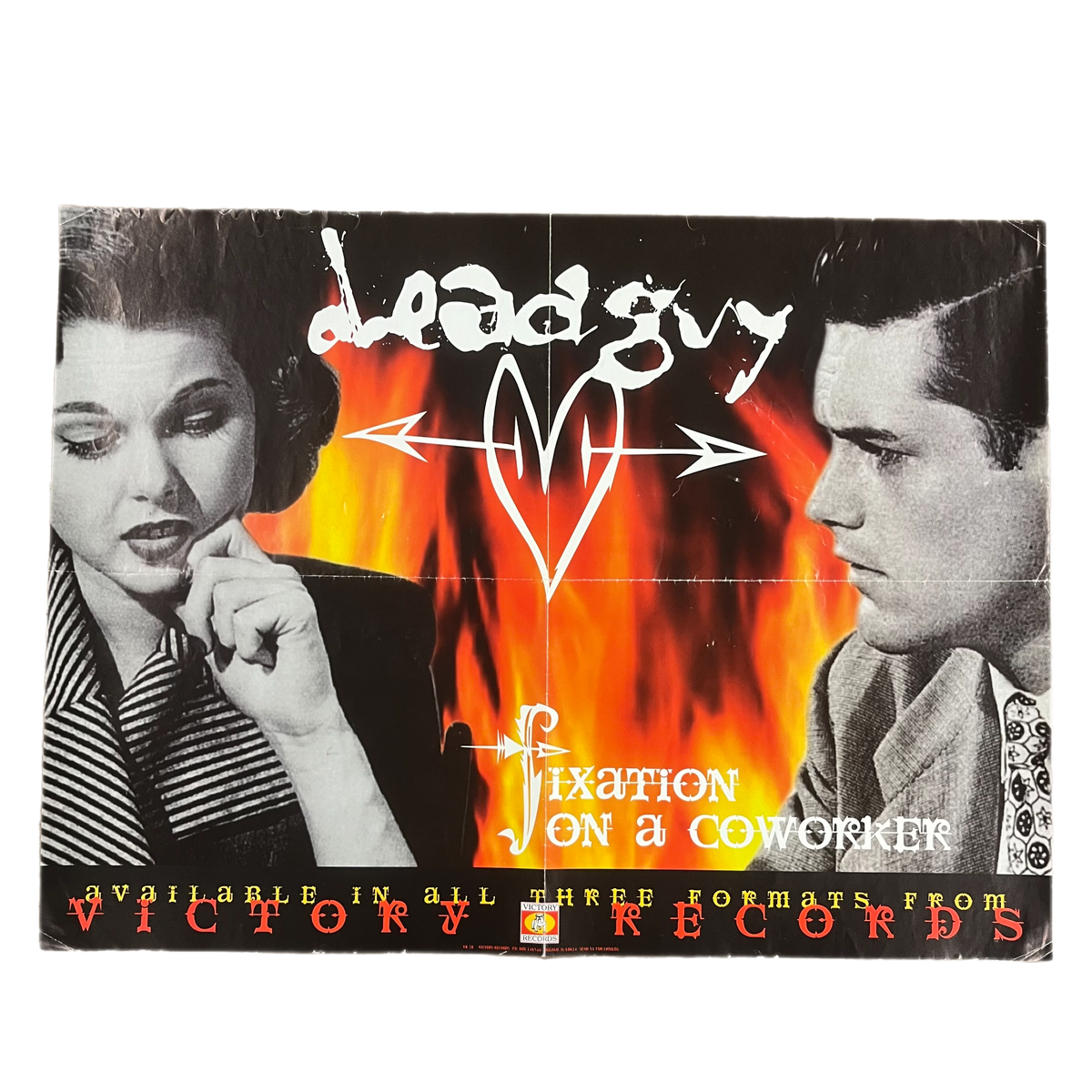 Vintage Deadguy &quot;Fixation Of A Coworker&quot; Victory Records Promotional Poster