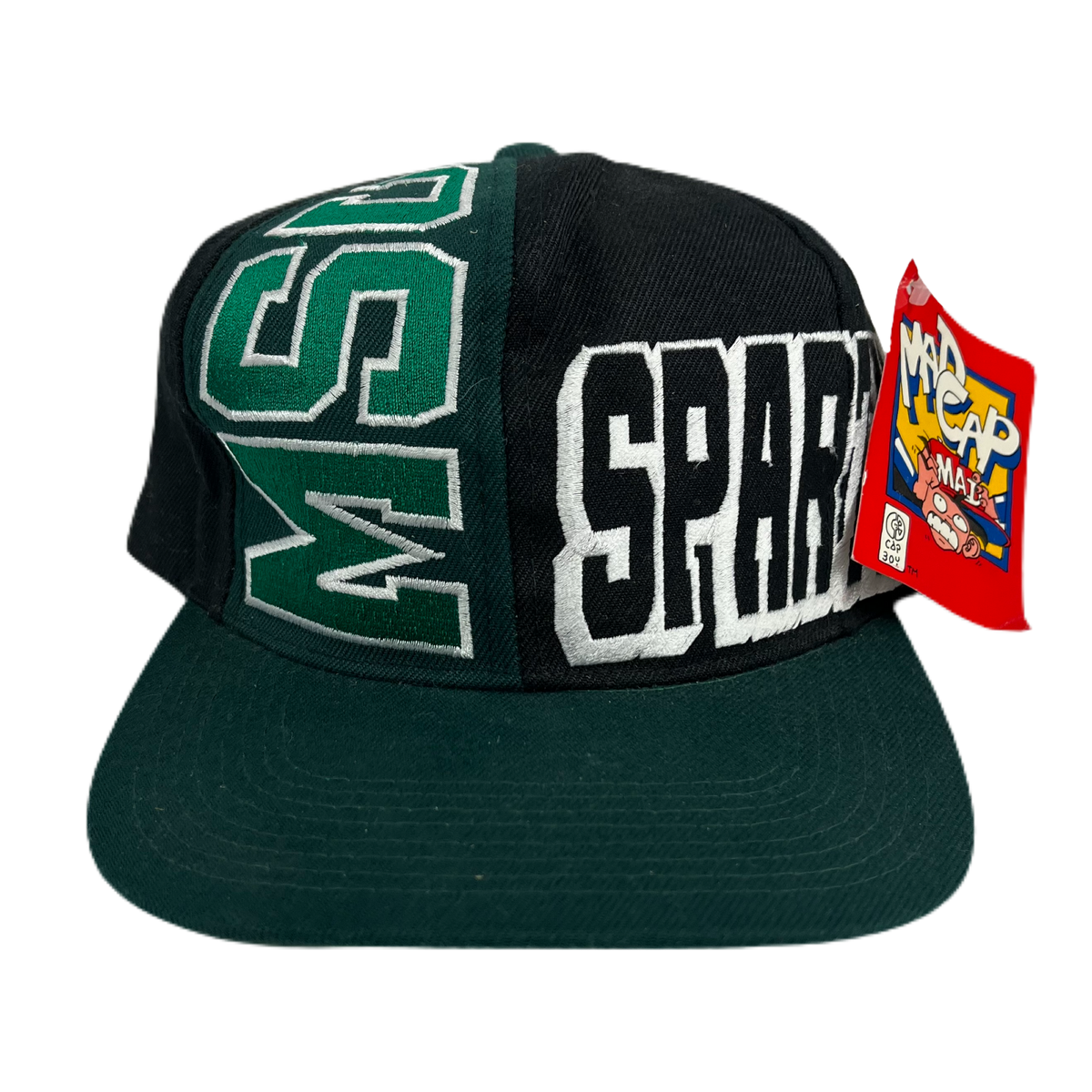 Vintage Michigan State University &quot;Spartans&quot; Wool Snapback Hat