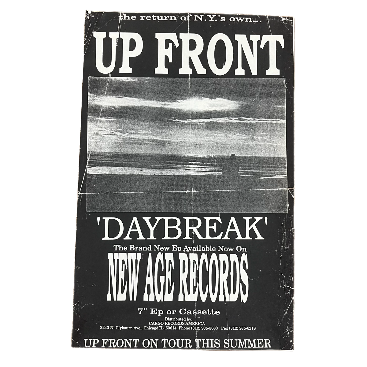 Vintage Up Front &quot;Daybreak&quot; New Age Records Promotional Poster