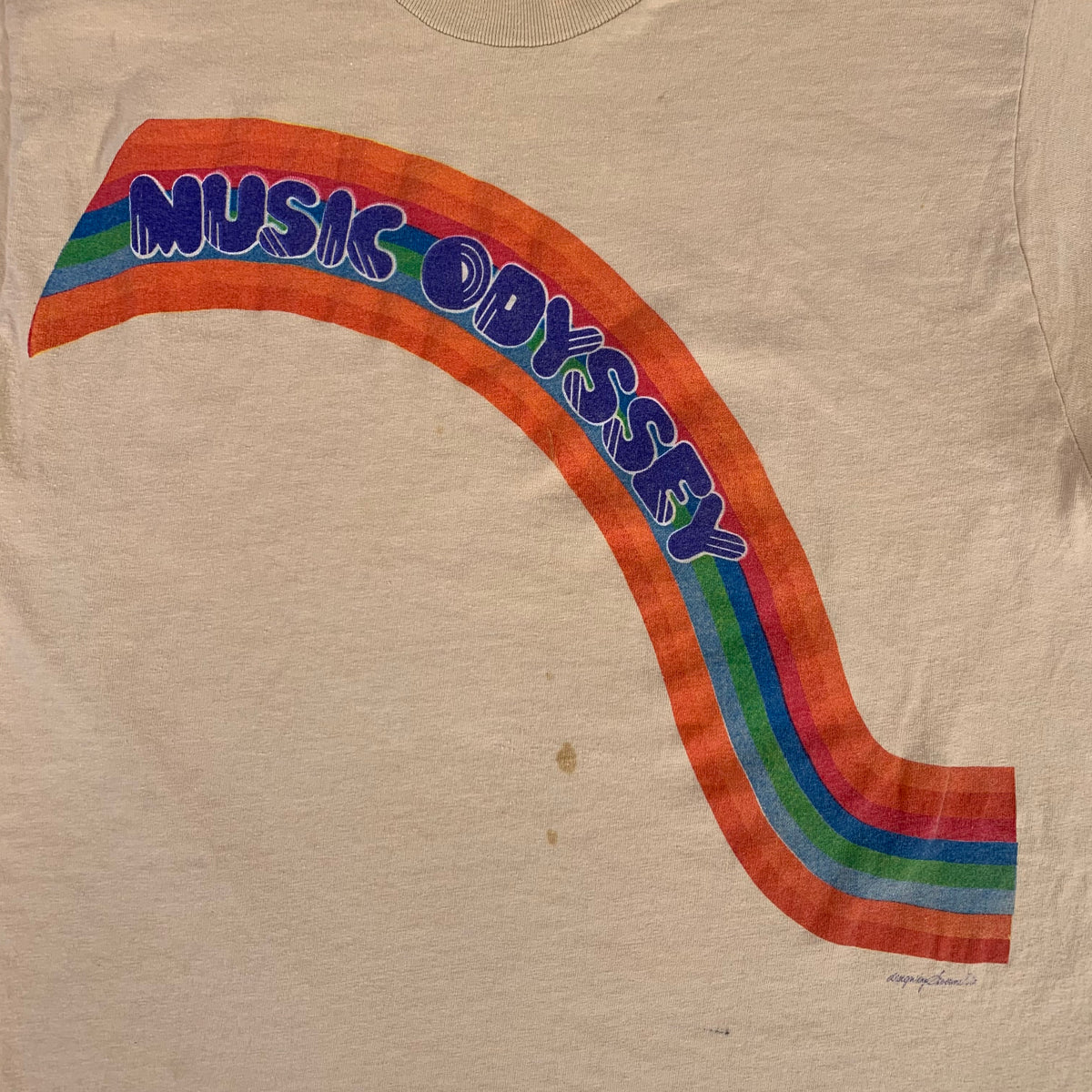 Vintage Music Odyssey &quot;Los Angeles&quot; Record Store T-Shirt