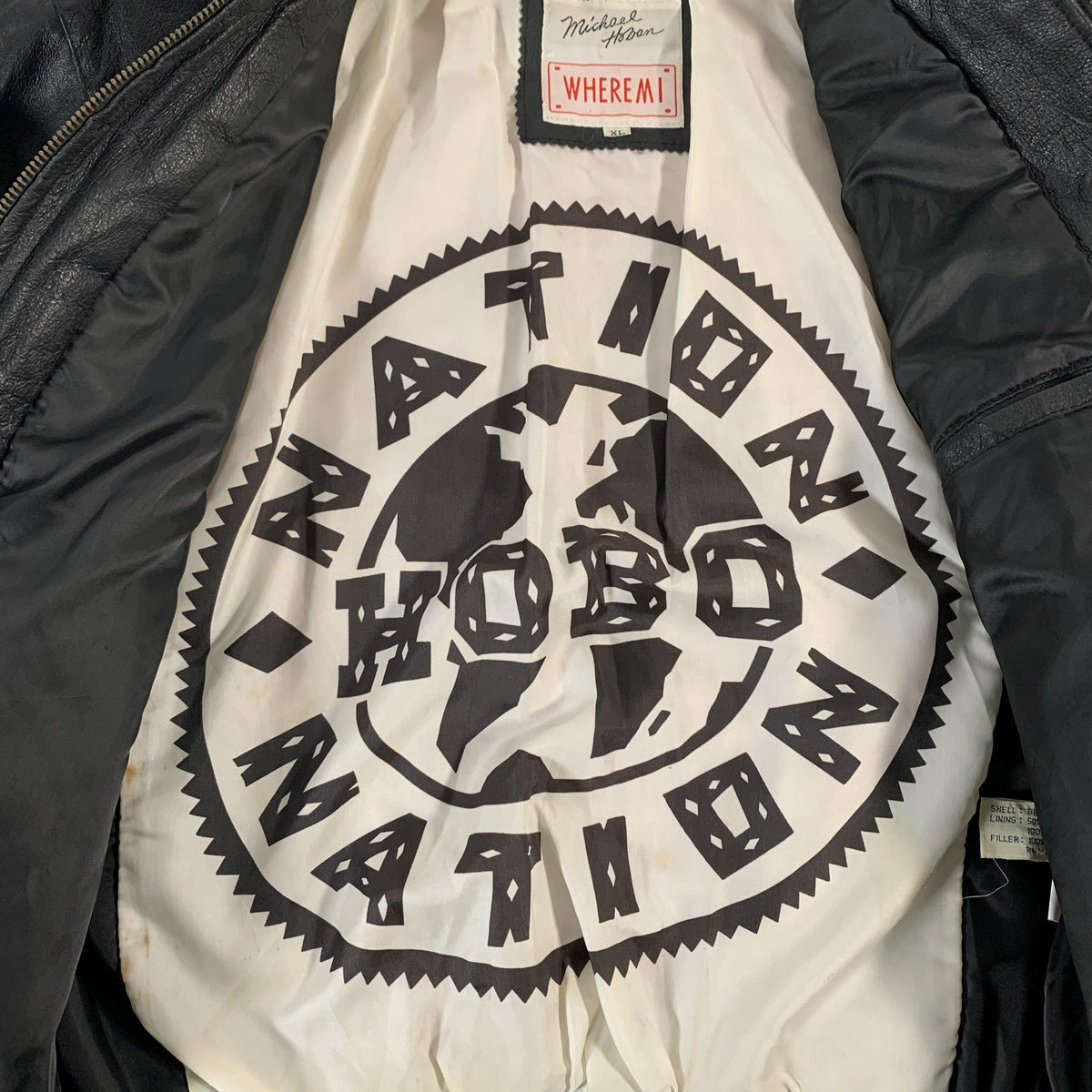 Vintage Michael Hoban “Hobo Nation” Leather Jacket - jointcustodydc