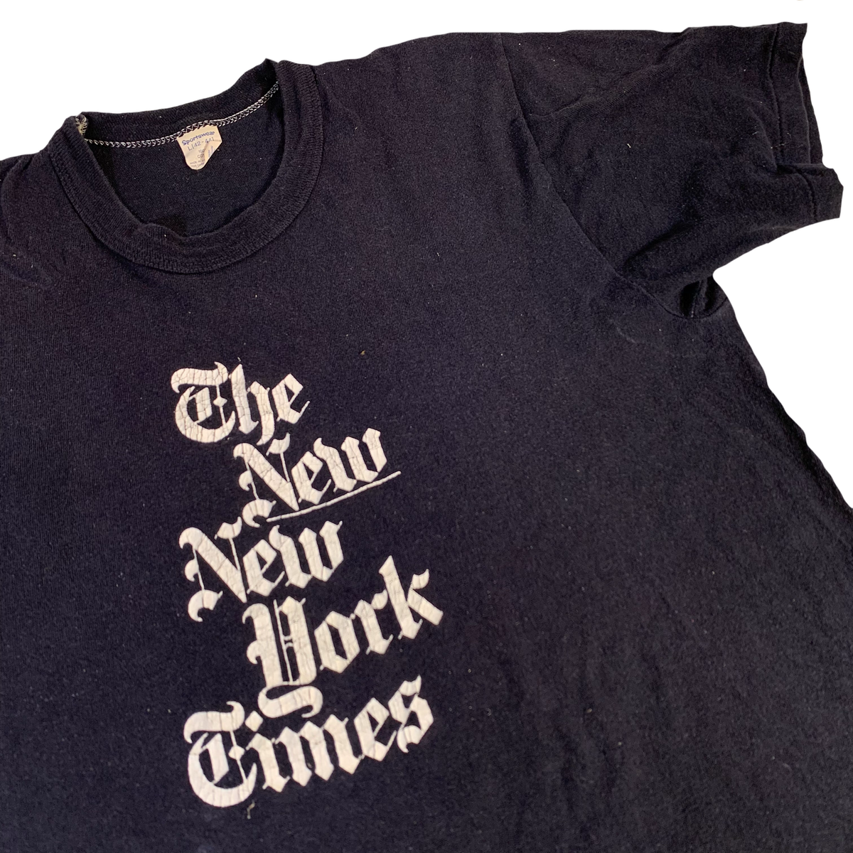 Vintage The New New York Times &quot;Logo&quot; T-Shirt