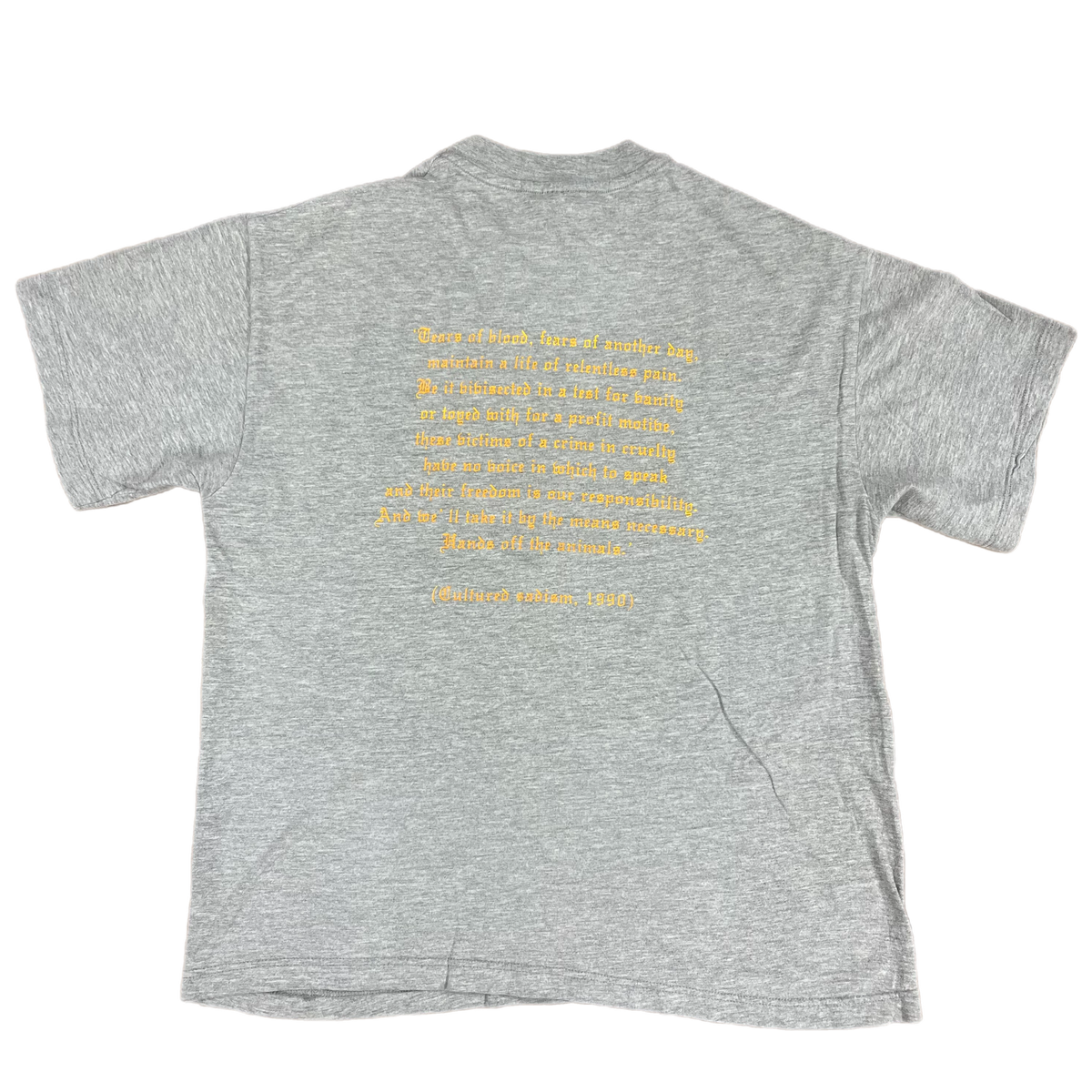 Vintage Raid &quot;Above The Law&quot; Hardline Records T-Shirt