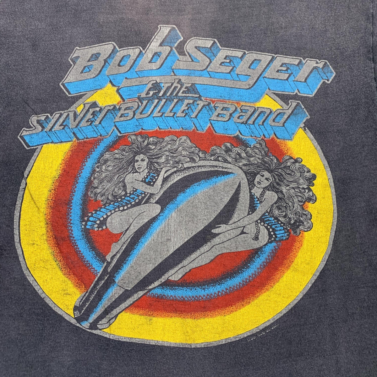 Vintage Bob Seger &amp; The Silver Buller Band “Touring Against The Wind” T-Shirt - jointcustodydc