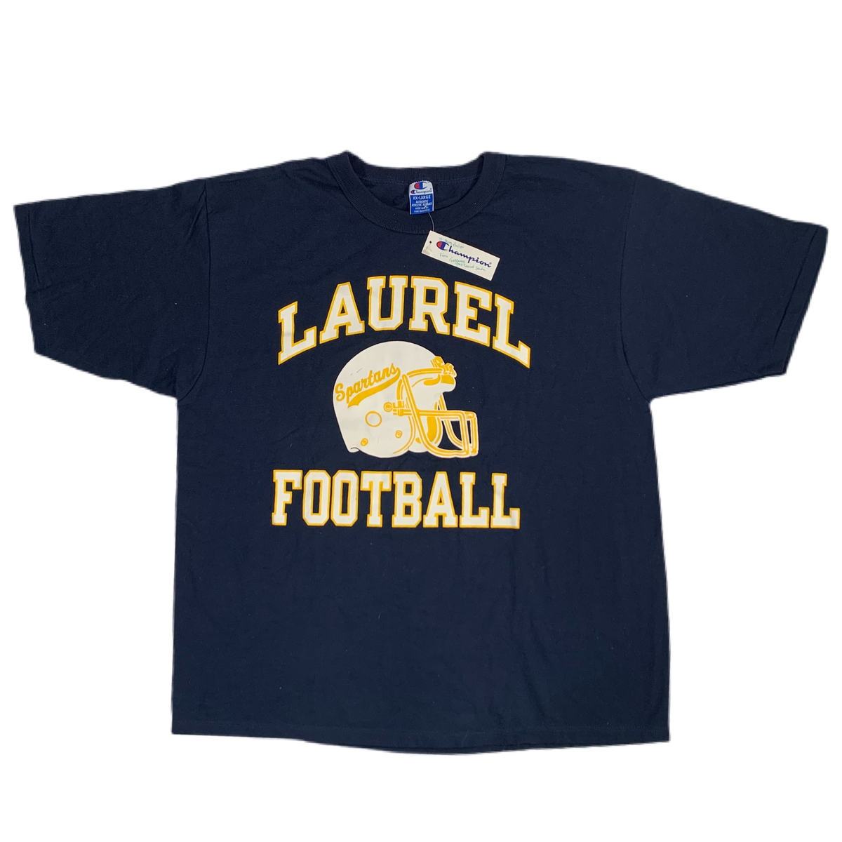 Vintage Champion &quot;Laurel Spartans Football&quot; T-Shirt