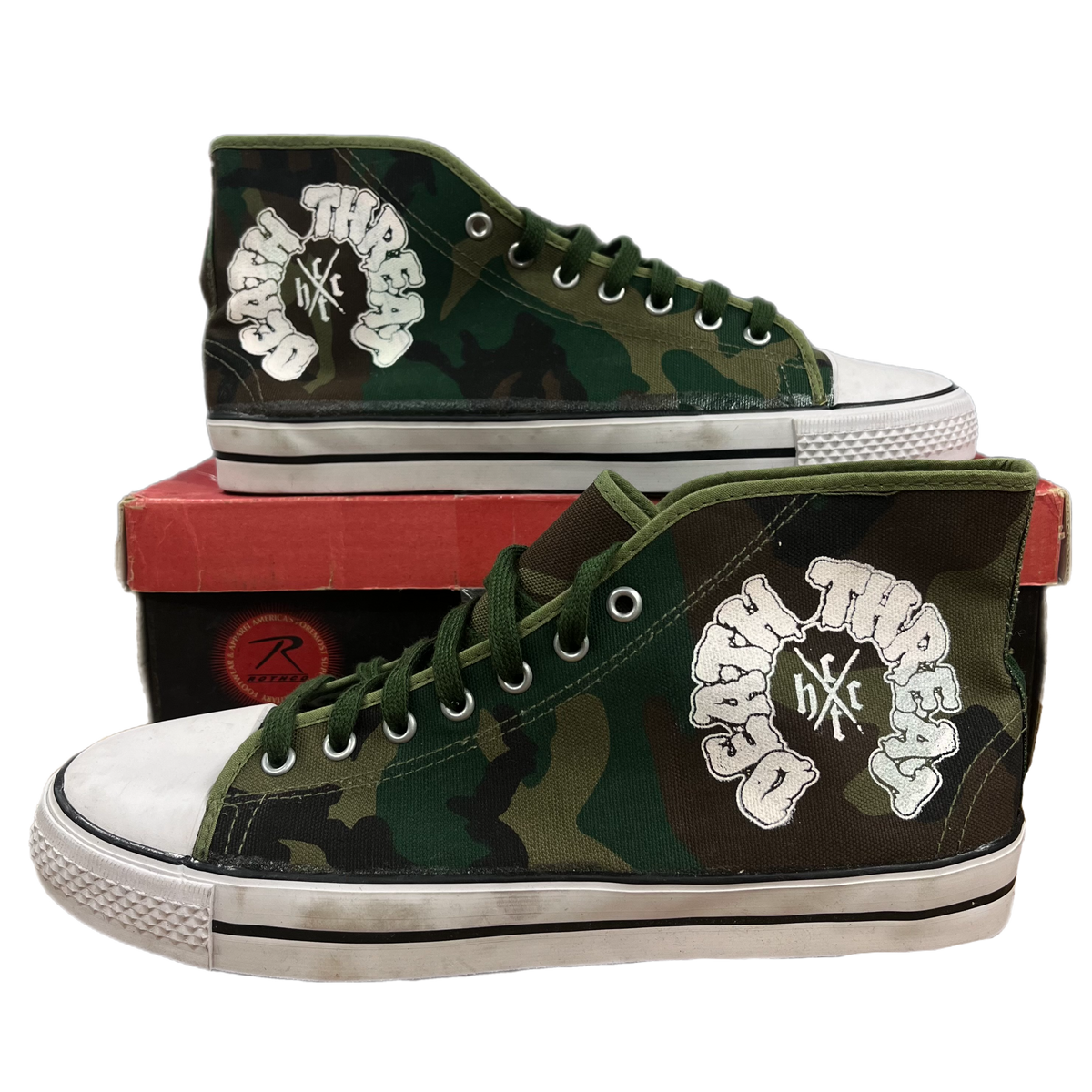 Death Threat &quot;CTHC&quot; Rothco Woodland Camouflage Sneakers