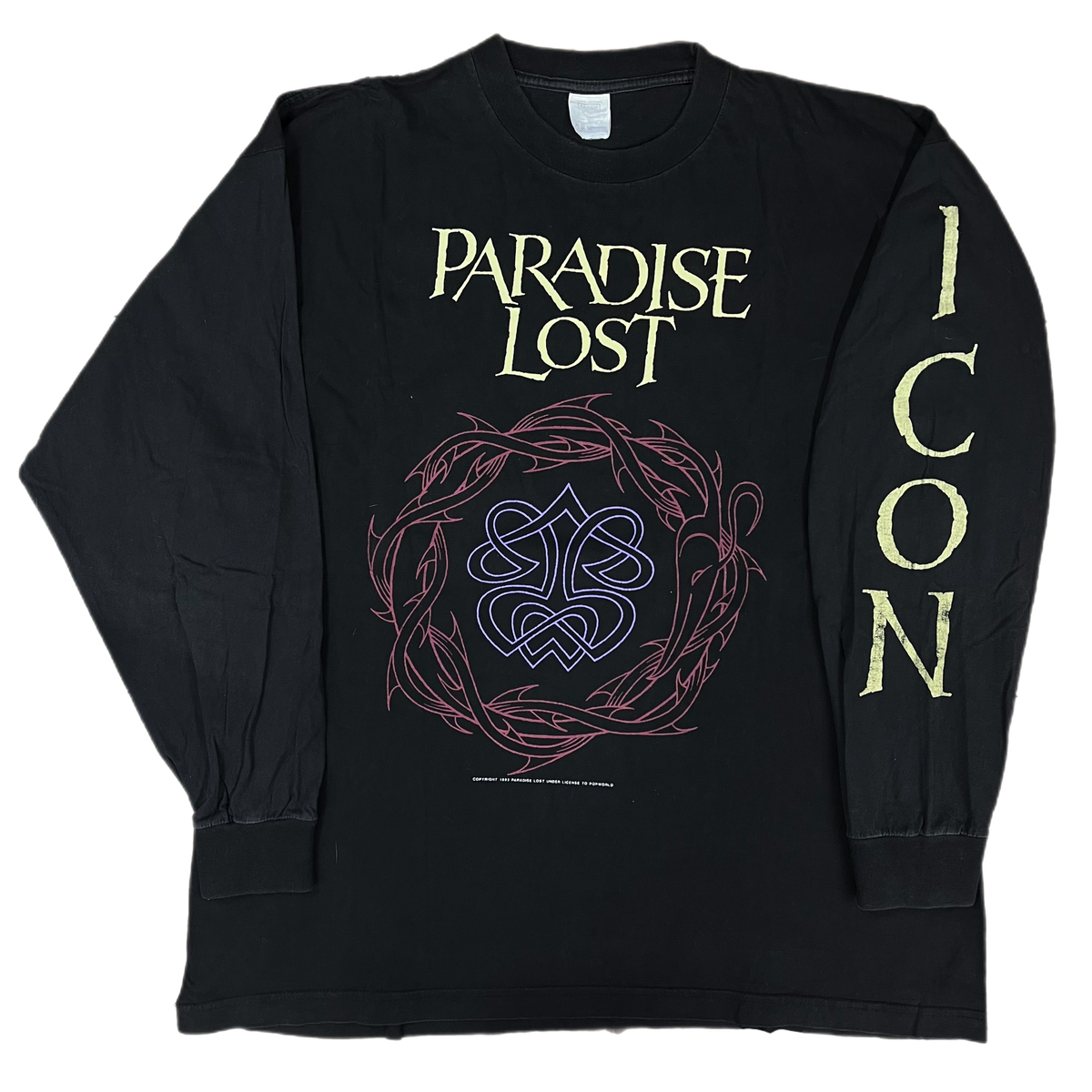 Vintage Paradise Lost &quot;Icon&quot; Long Sleeve Shirt