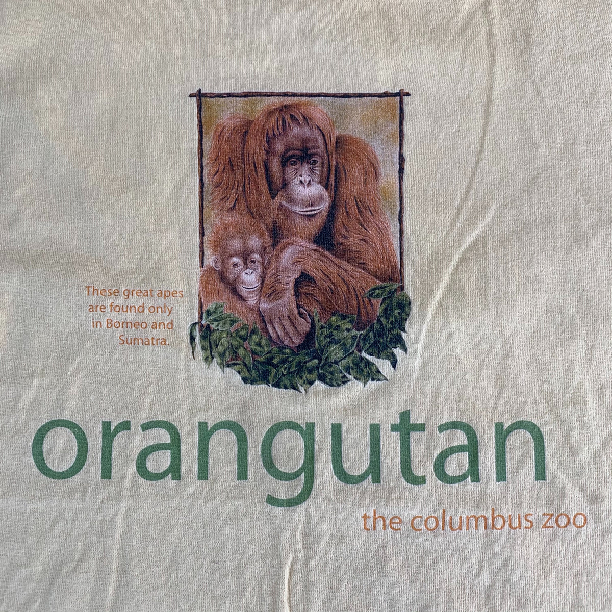 Vintage Columbus Zoo &quot;Orangutan&quot; T-Shirt