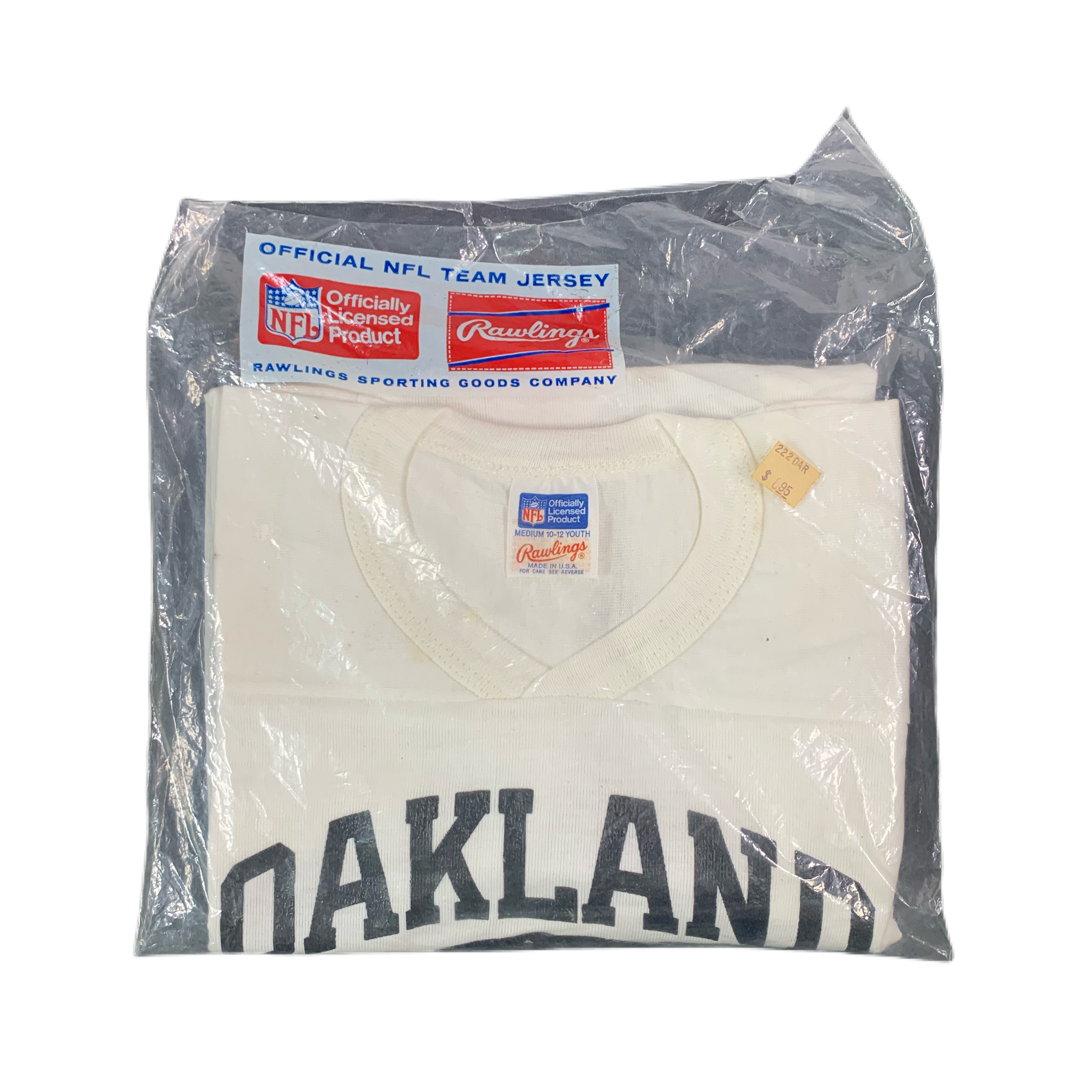 Vintage Oakland Raiders Rawlings Kids Football Jersey