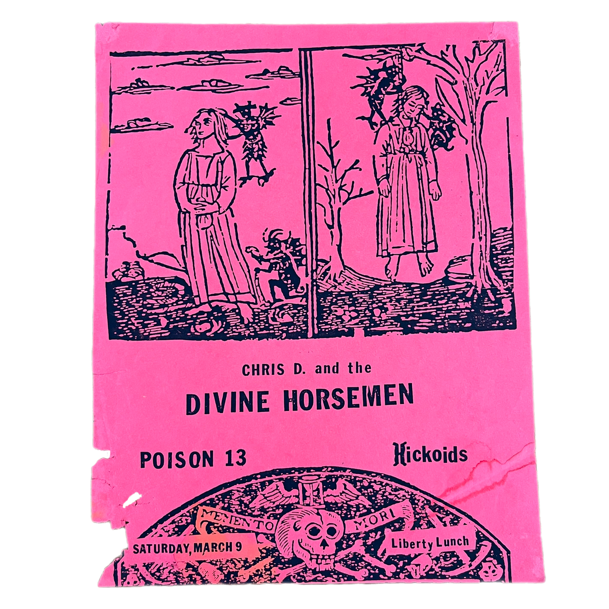 Poison 13 Script Vintage Chris D. And The Divine Horsemen Poison 13