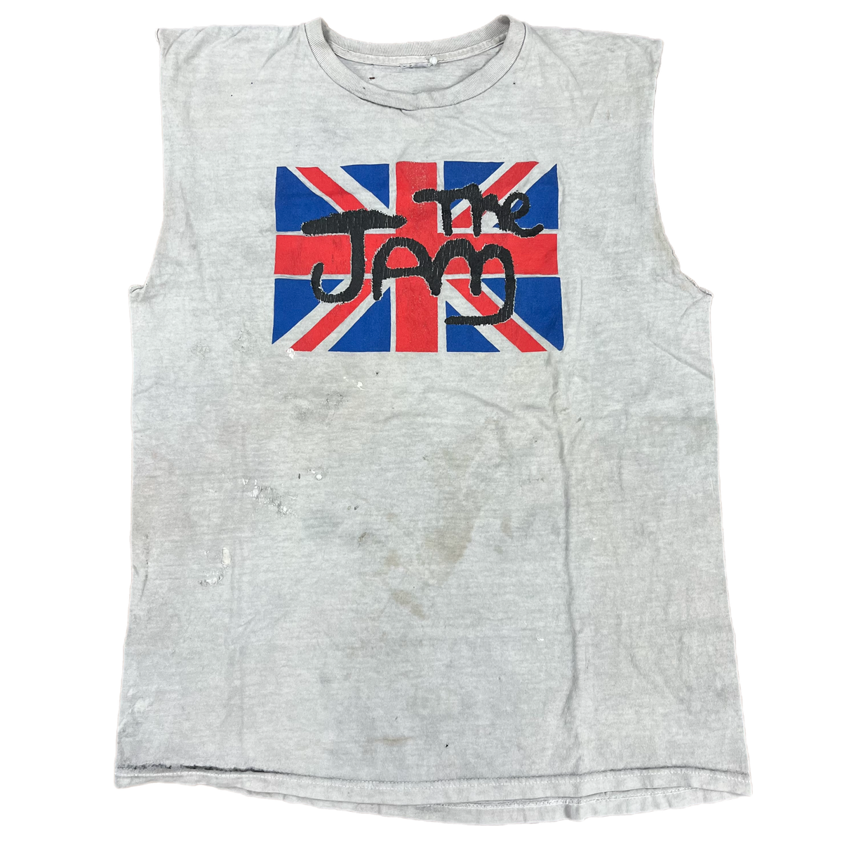 Vintage The Jam &quot;Union Jack&quot; Sleeveless T-Shirt