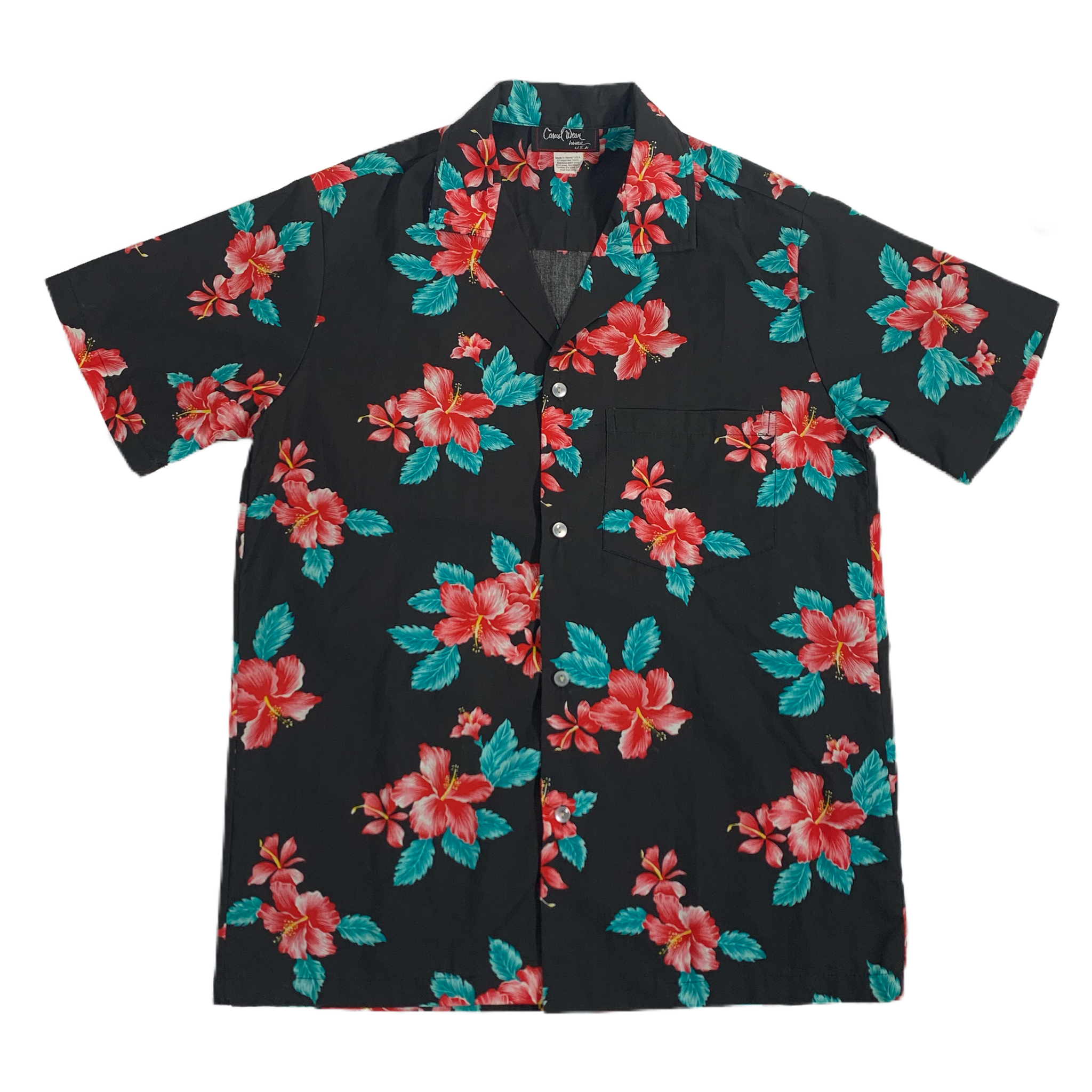Joint Custody Vintage Casual Wear “Open Collar” Hawaiian Shirt