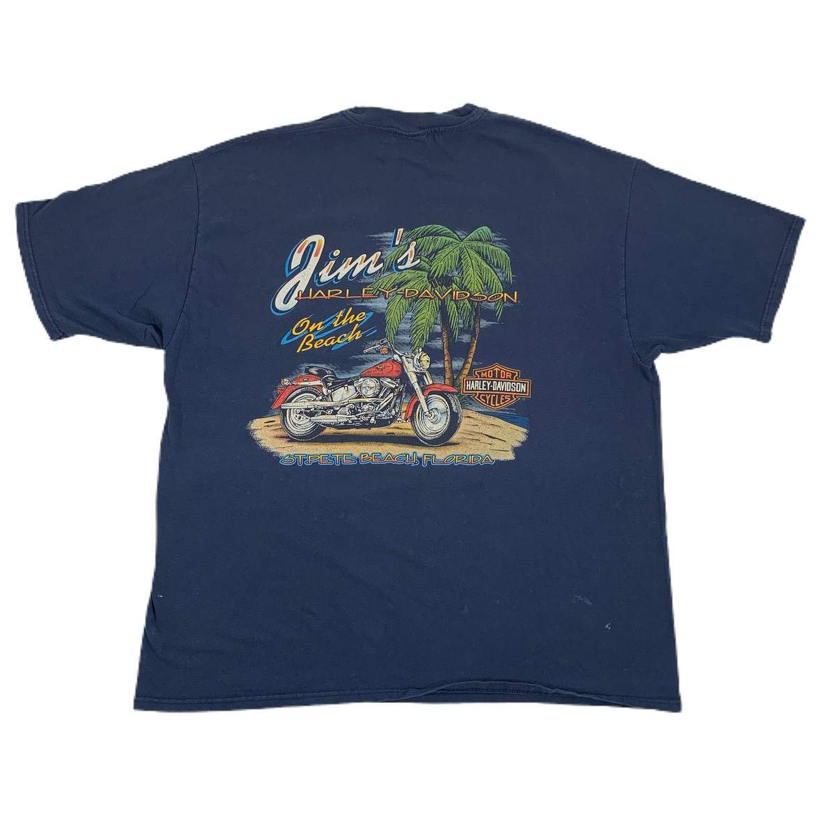 Vintage Harley-Davidson &quot;St. Pete Beach&quot; T-Shirt - jointcustodydc
