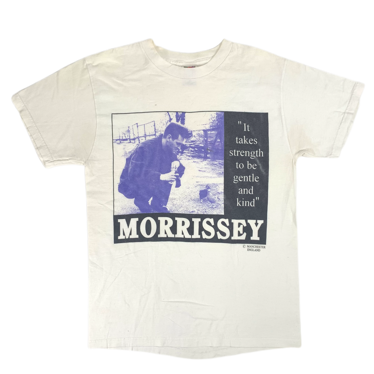 Vintage Morrissey &quot;It Takes Strength To Be Gentle And Kind&quot; T-Shirt