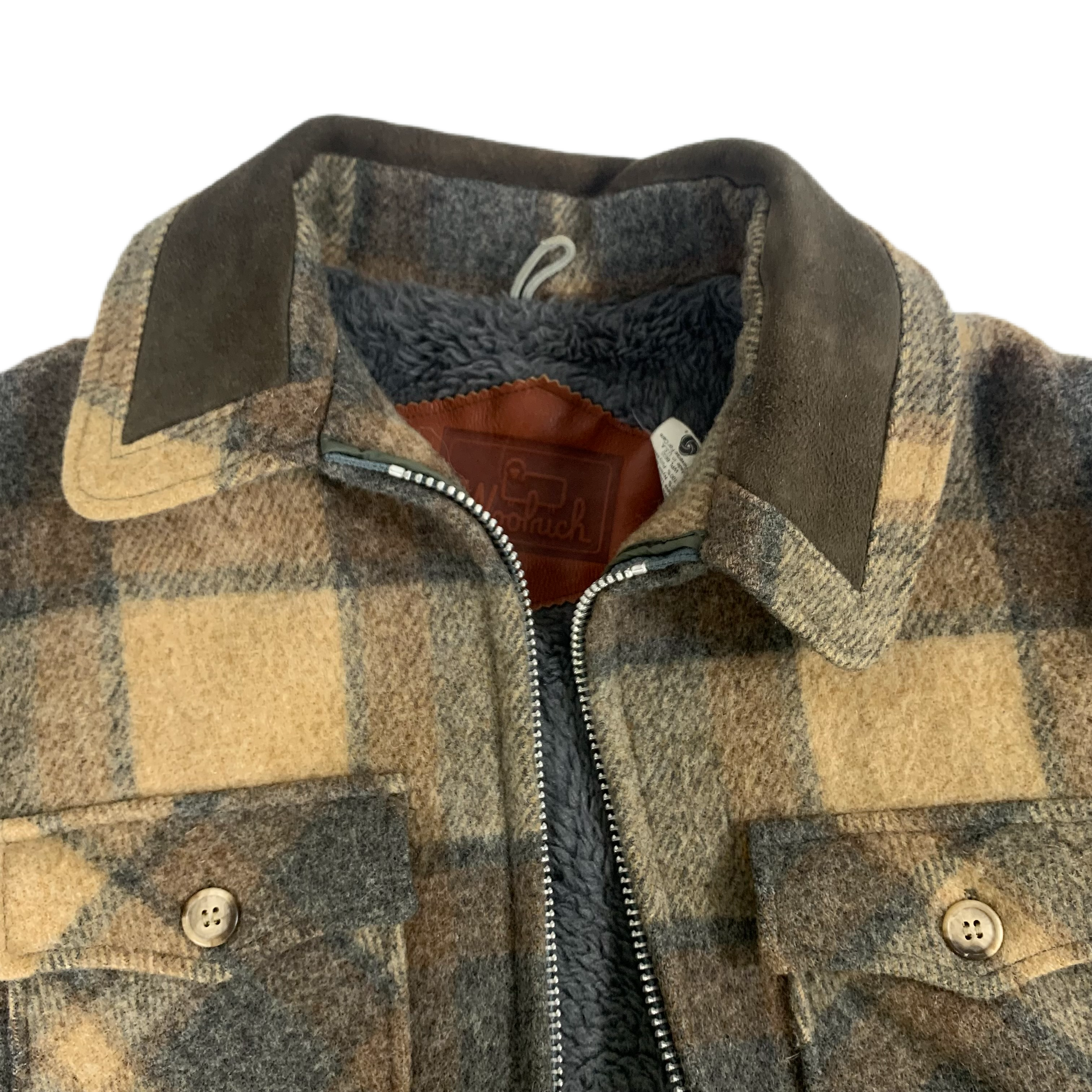 Plaid wool hunting jacket hotsell